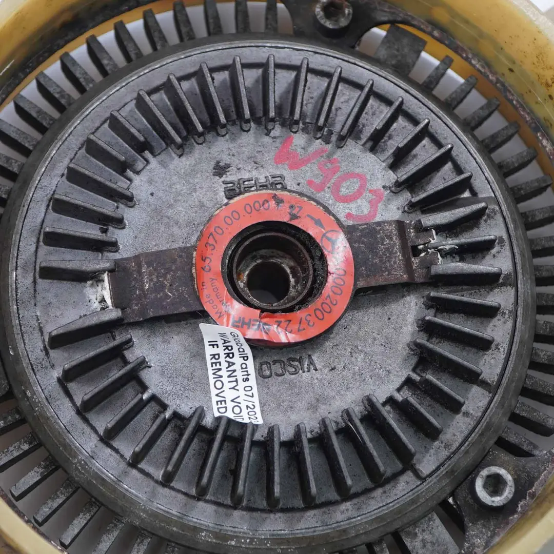 Mercedes W901 W903 Ventilador radiador Motor Refrigeración Soplador - SKU A0002003722 - Número de pieza A0002003722