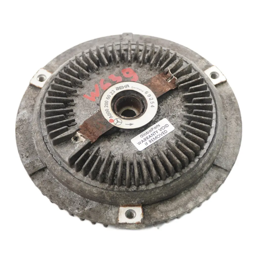Radiator Fan Visco Mercedes Vito Viano W639 Engine Cooling Blower to with Part number A0002006023 Radiator Fan Visco Mercedes Vito Viano W639 Engine Cooling Blower - SKU A0002006023 - Part number A0002006023