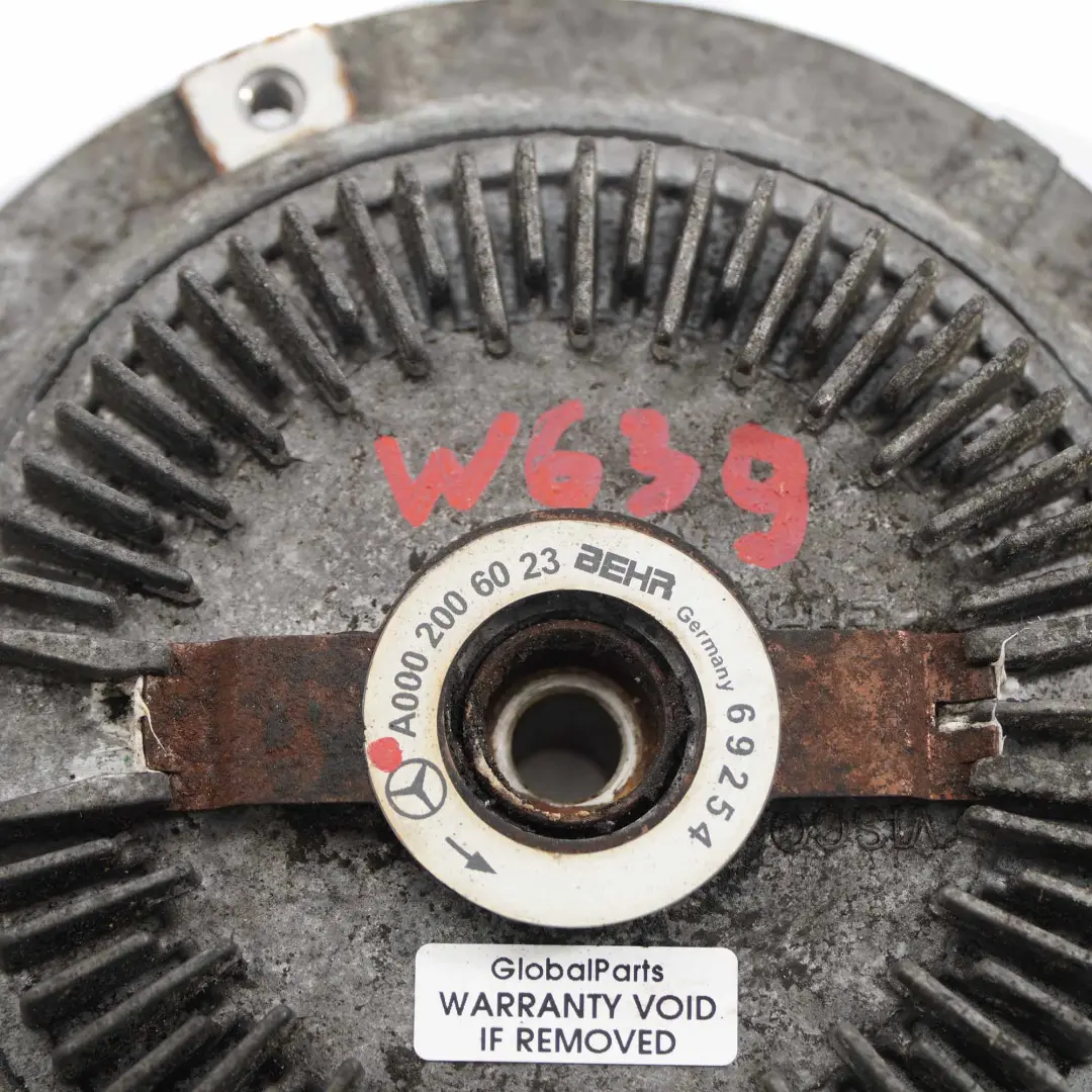  Radiator Fan Visco Mercedes Vito Viano W639 Engine Cooling Blower - SKU A0002006023 - Part number A0002006023