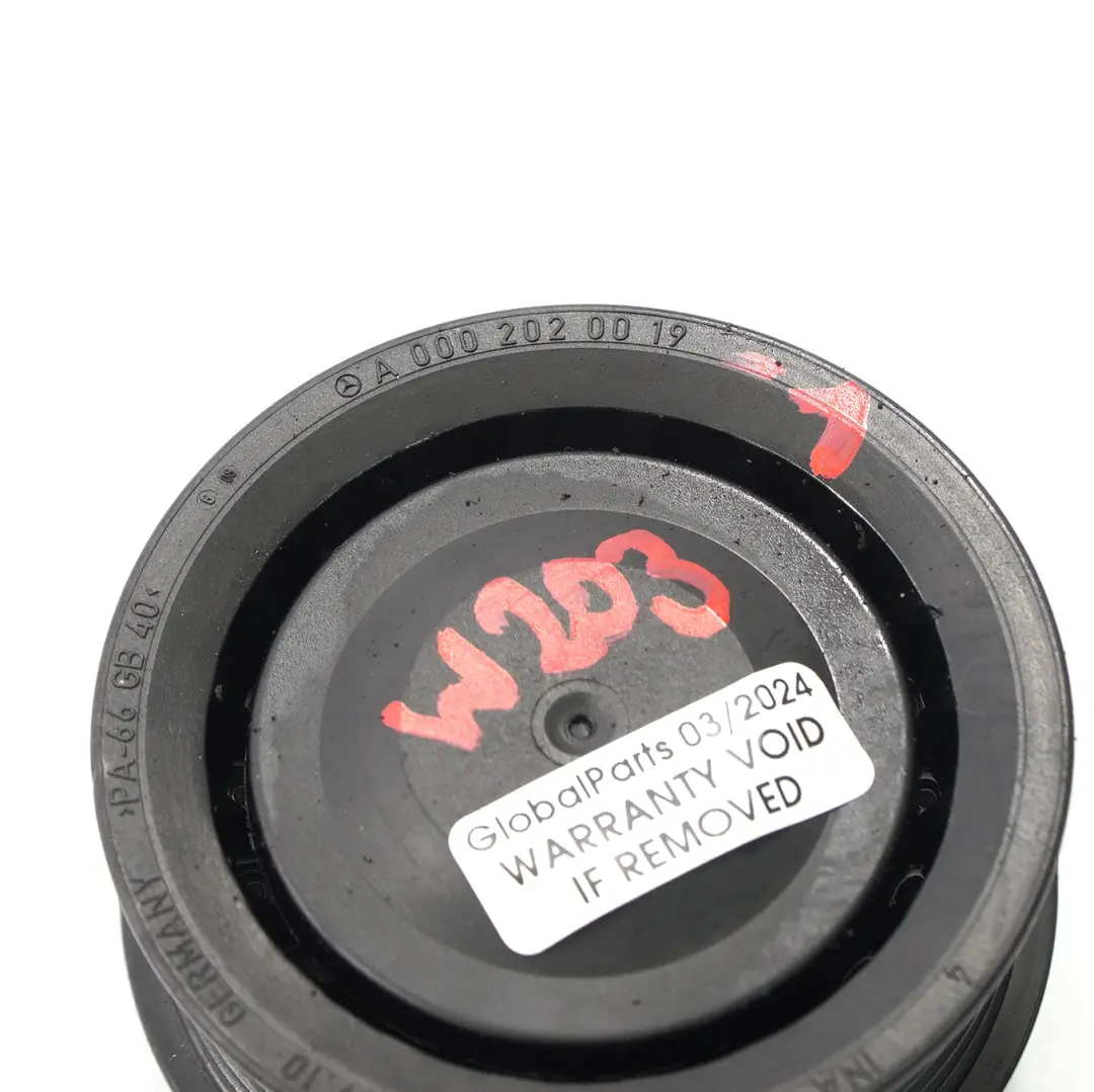 poulie de tension de courroie de moteur pour Mercedes W203 à propos du numéro de pièce A0002020019 Mercedes W203 poulie de tension de courroie de moteur - SKU A0002020019-1 - Numéro de pièce A0002020019