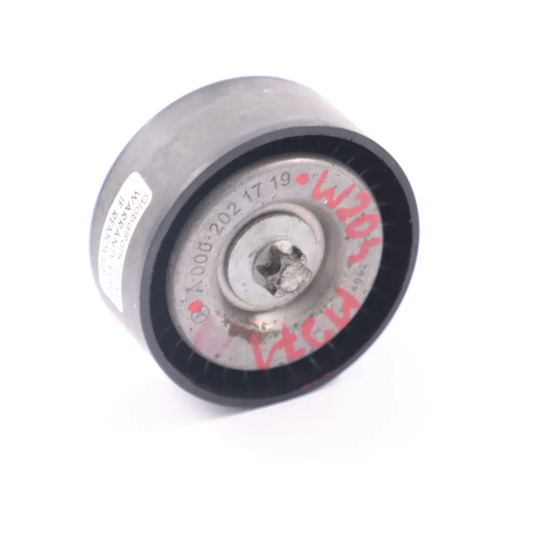 M271 Guida di deflessione Cinghia Rullo di trasmissione Puleggia per Mercedes W204 con numero di parte A0002021719 Mercedes W204 M271 Guida di deflessione Cinghia Rullo di trasmissione Puleggia - SKU A0002021719 - Numero di parte A0002021719