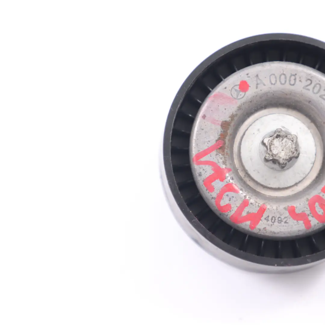 M271 Deflection Guide Pulley Belt Roller Drive Pulley to Mercedes W204 with Part number A0002021719 Mercedes W204 M271 Deflection Guide Pulley Belt Roller Drive Pulley - SKU A0002021719 - Part number A0002021719