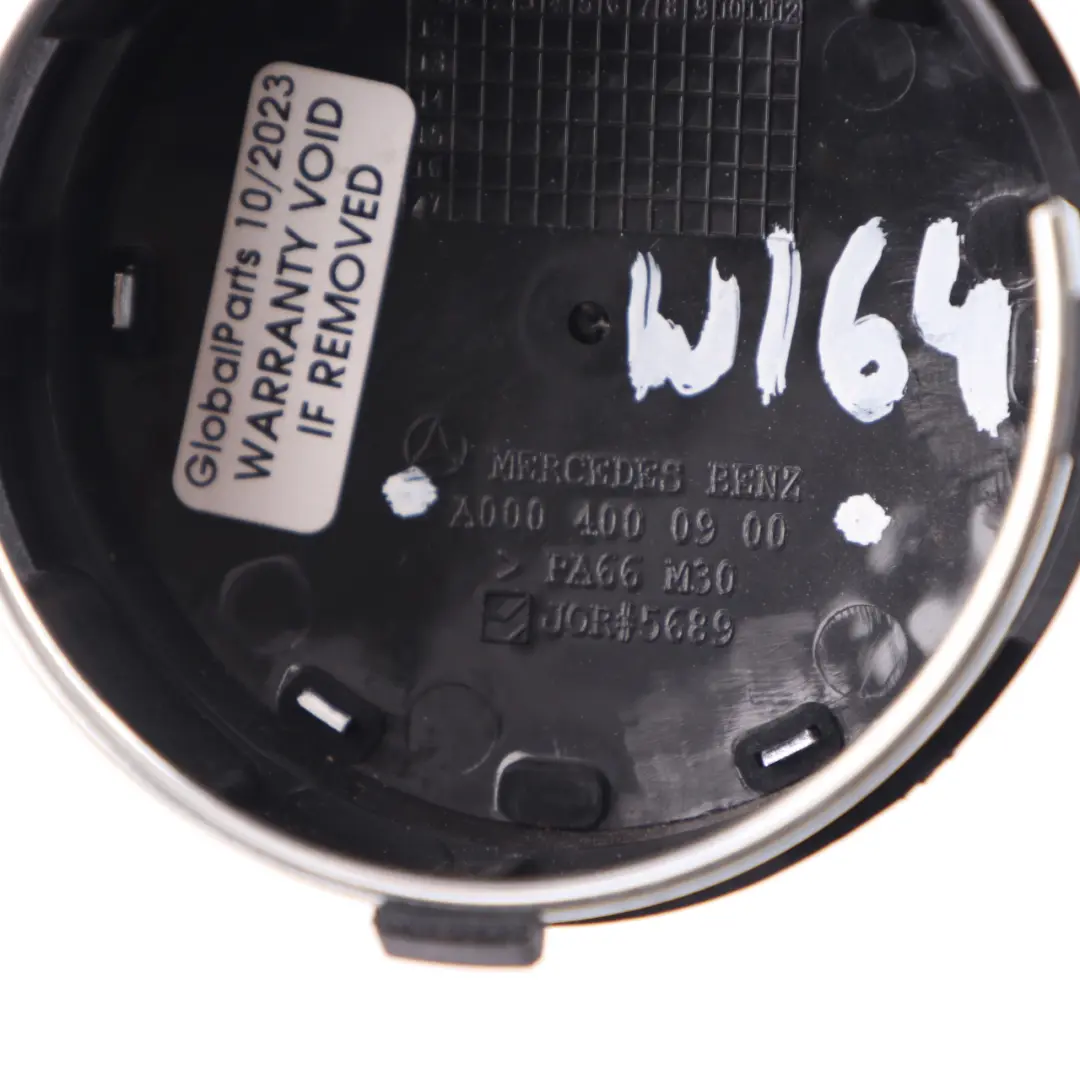 Wheel Cap Mercedes W176 W204 W212 Hub Cover Emblem Chrome Logo - SKU A0004000900 - Part number A0004000900