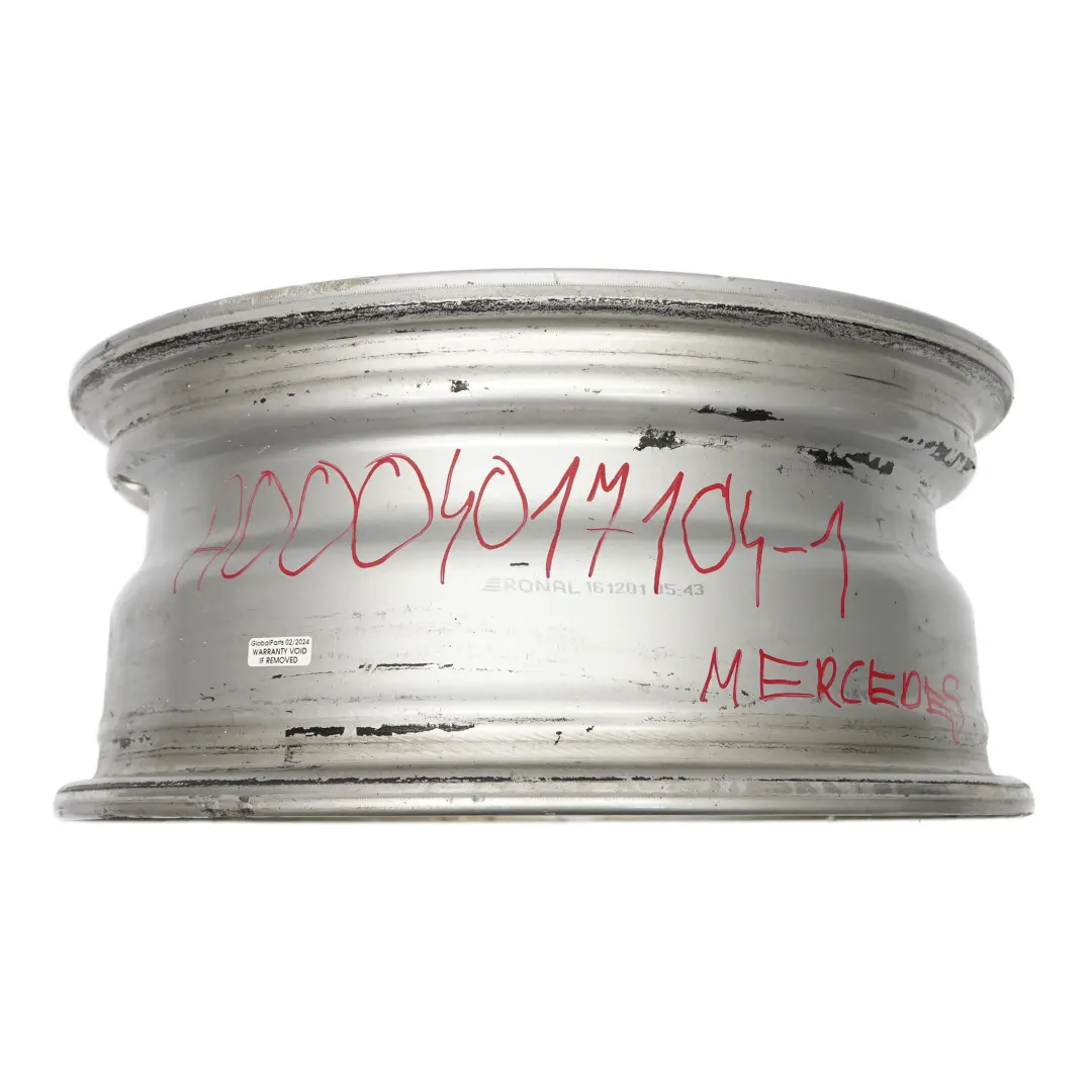 Alloy Wheel Rim 16" 6,5J ET:62 to Mercedes W906 W910 Silver with Part number A0004017104 Mercedes W906 W910 Silver Alloy Wheel Rim 16" 6,5J ET:62 - SKU A0004017104-1 - Part number A0004017104