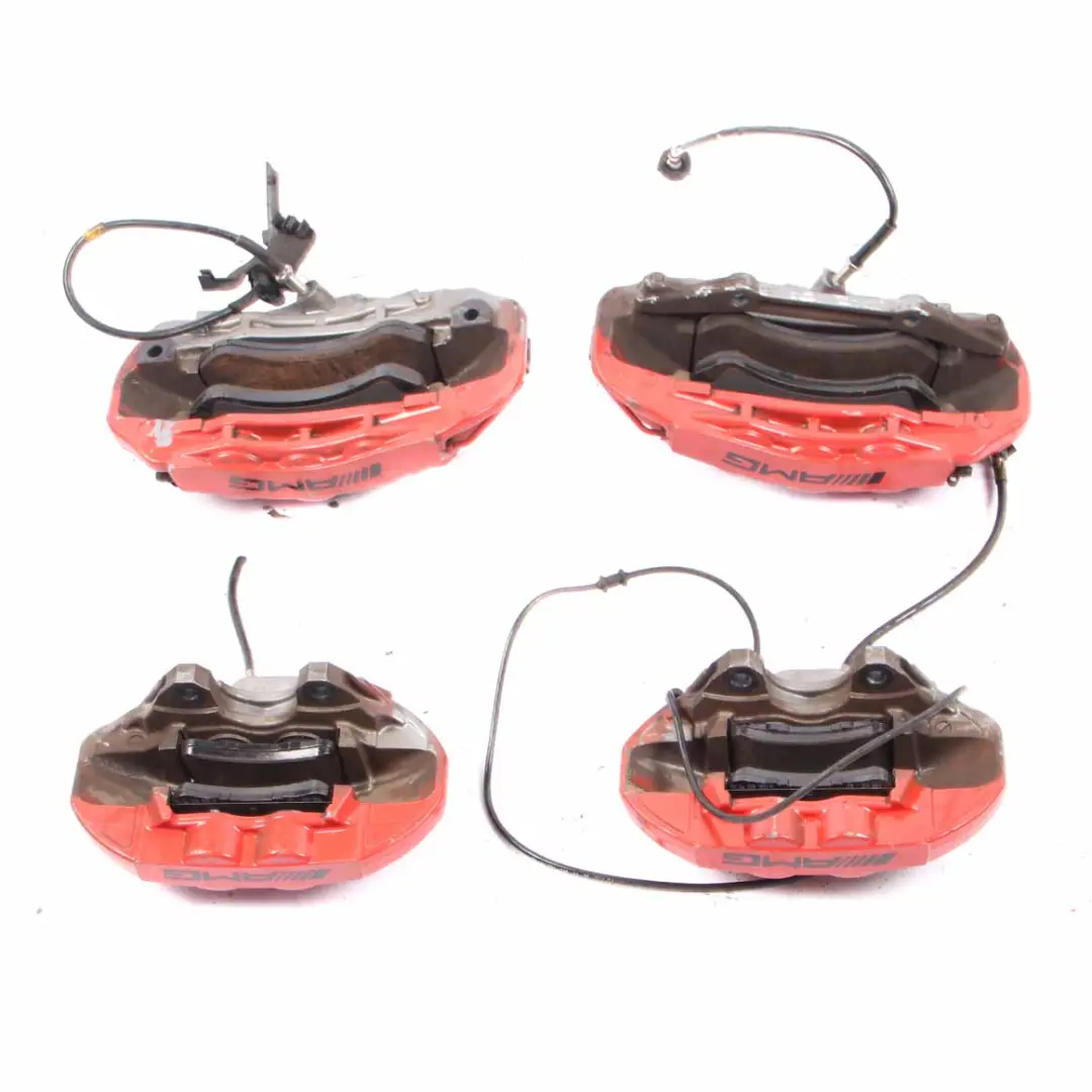 Brake Disc Caliper Mercedes W204 C63 AMG Rear Left Right Wheel N/O/S Brake Set to with Part number A0004212012 Brake Disc Caliper Mercedes W204 C63 AMG Rear Left Right Wheel N/O/S Brake Set - SKU A0004212012 - Part number A0004212012