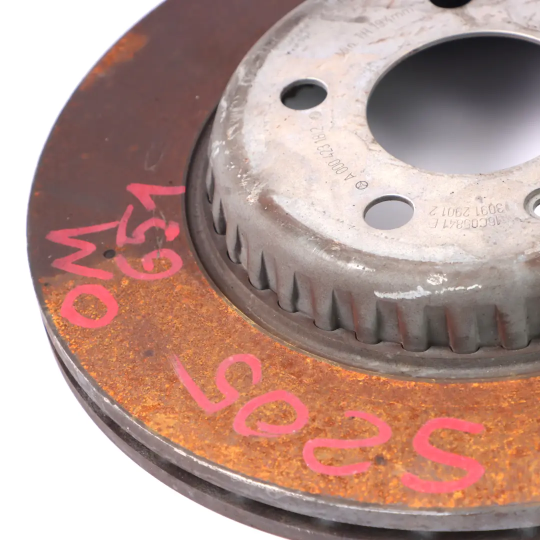Mercedes W205 W213 Juego de Discos Freno Trasero Izquierdo Derecho Rueda Freno - SKU A0004211812 - Número de pieza A0004211812