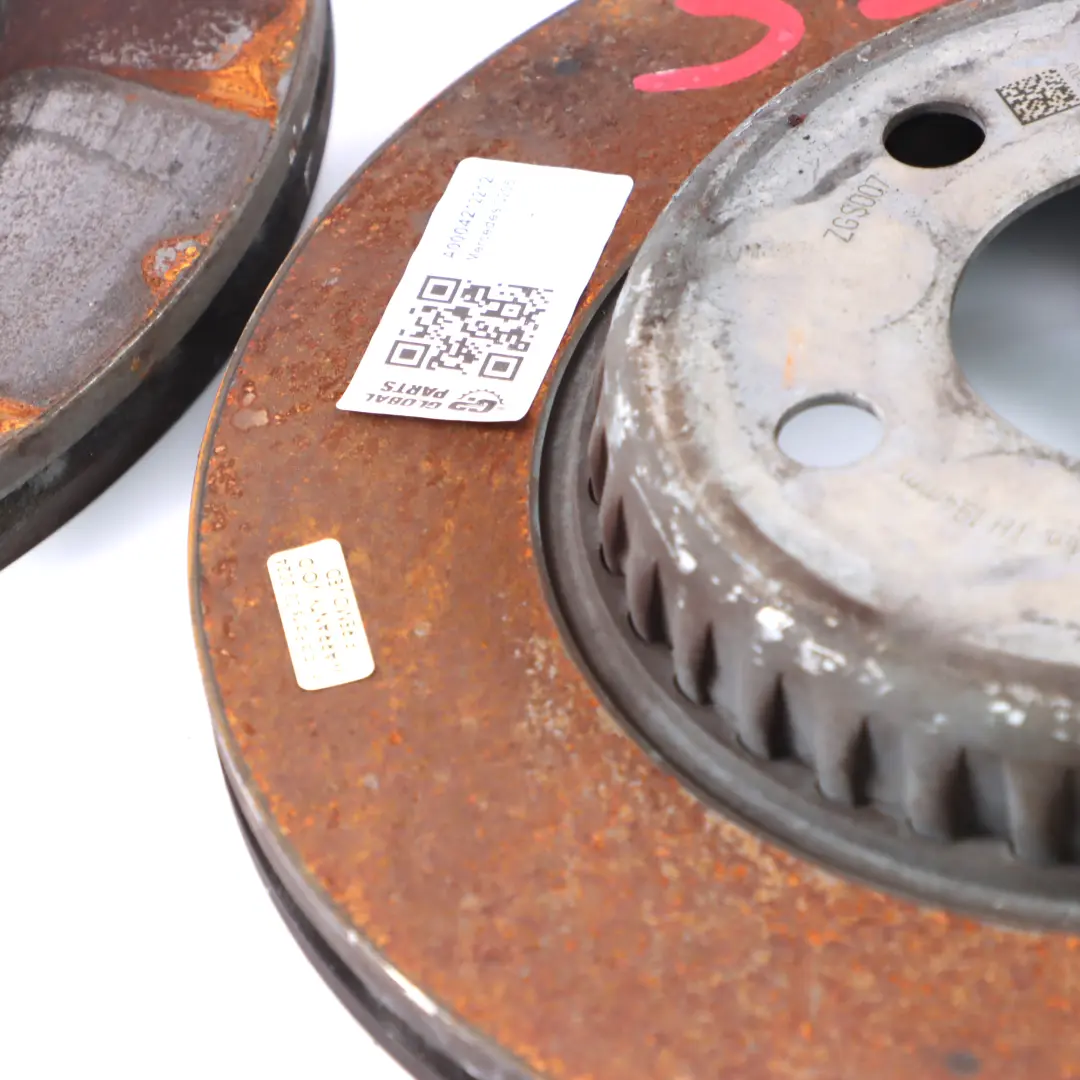 Mercedes W205 W213 Juego de Discos Freno Trasero Izquierdo Derecho Rueda Freno - SKU A0004211812 - Número de pieza A0004211812