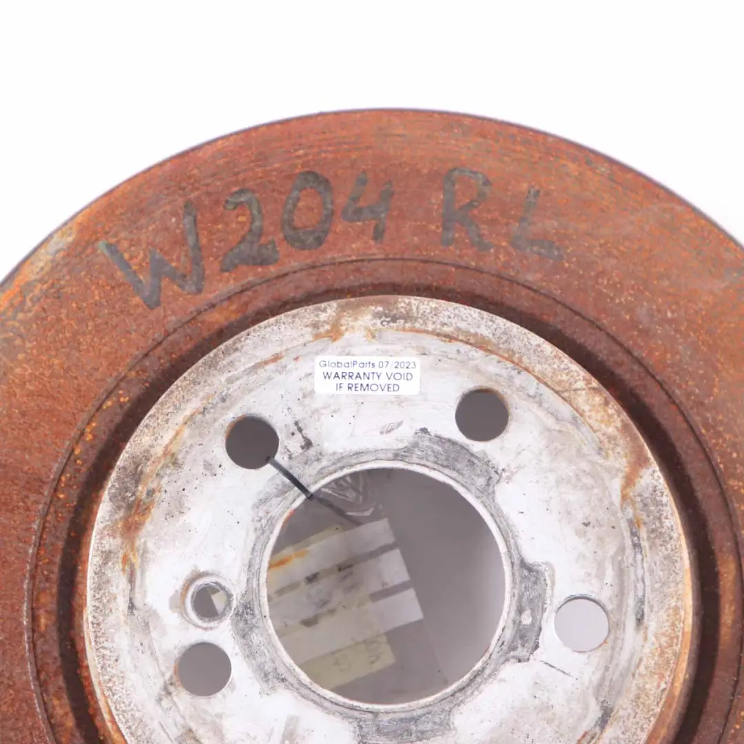 Brake Disc Mercedes W204 Rear Left Right N/O/S Wheel Brake Disc to with Part number A0004231212 Brake Disc Mercedes W204 Rear Left Right N/O/S Wheel Brake Disc - SKU A0004231212 - Part number A0004231212