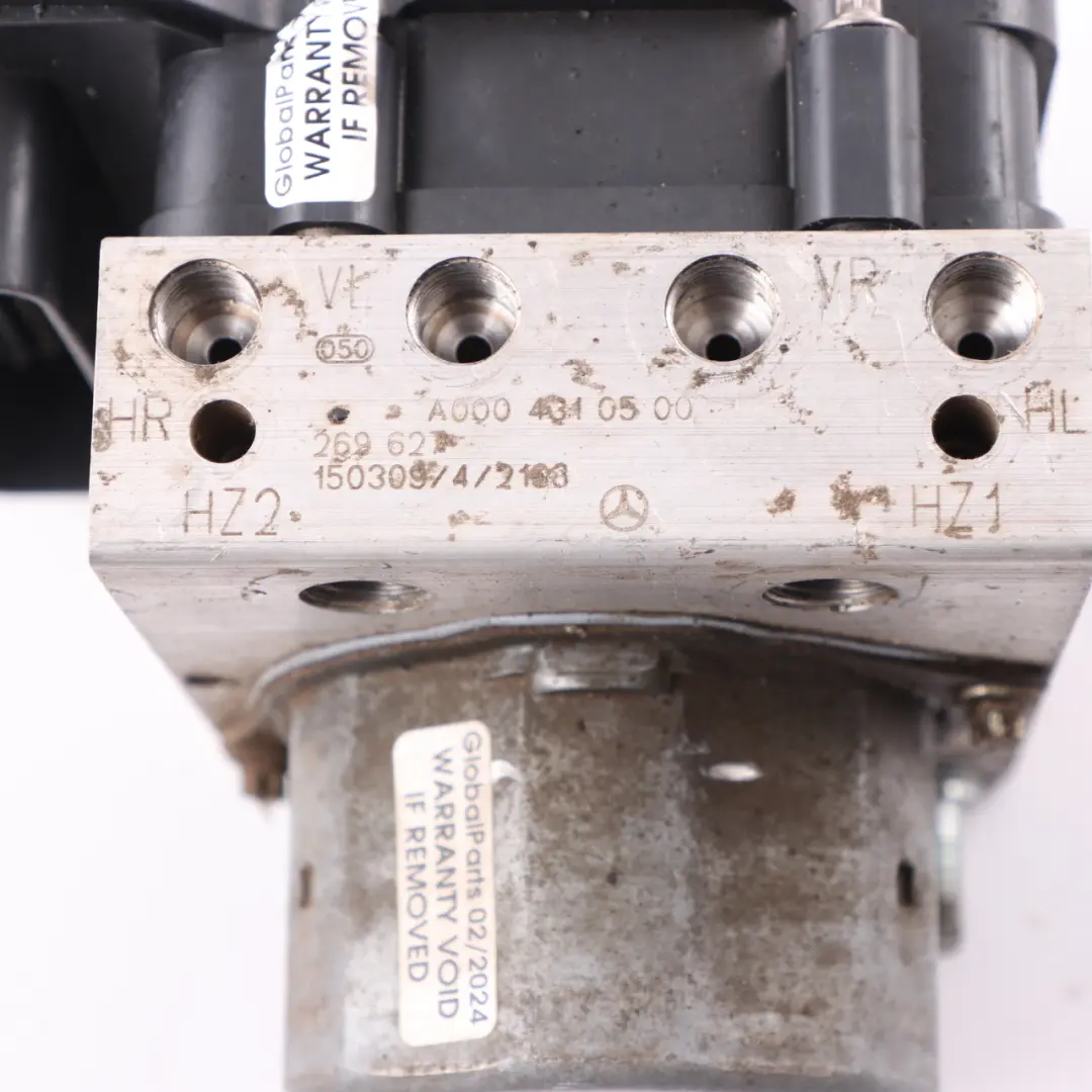 Bremspumpe ABS ESP Hydraulisches Bremsensteuergerät für Mercedes W176 mit Teilenummer A0004310500 Mercedes W176 Bremspumpe ABS ESP Hydraulisches Bremsensteuergerät - SKU A0004310500 - Teilenummer A0004310500