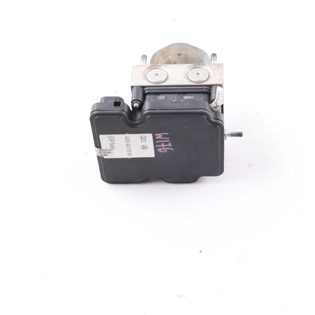 Bremspumpe ABS ESP Hydraulisches Bremsensteuergerät für Mercedes W176 mit Teilenummer A0004310500 Mercedes W176 Bremspumpe ABS ESP Hydraulisches Bremsensteuergerät - SKU A0004310500 - Teilenummer A0004310500