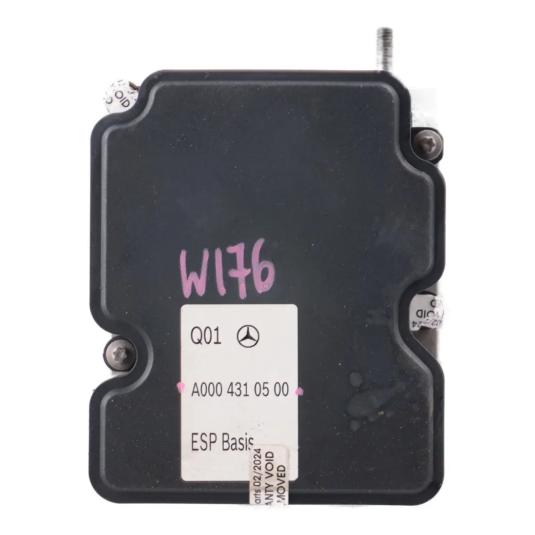 Brake Pump ABS ESP Hydraulic Braking Control Unit to Mercedes W176 with Part number A0004310500 Mercedes W176 Brake Pump ABS ESP Hydraulic Braking Control Unit - SKU A0004310500 - Part number A0004310500