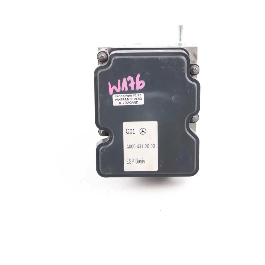 Pompe frein ABS Unité contrôle freinage hydraulique pour Mercedes W176 à propos du numéro de pièce A0004312000 Mercedes W176 Pompe frein ABS Unité contrôle freinage hydraulique - SKU A0004312000 - Numéro de pièce A0004312000