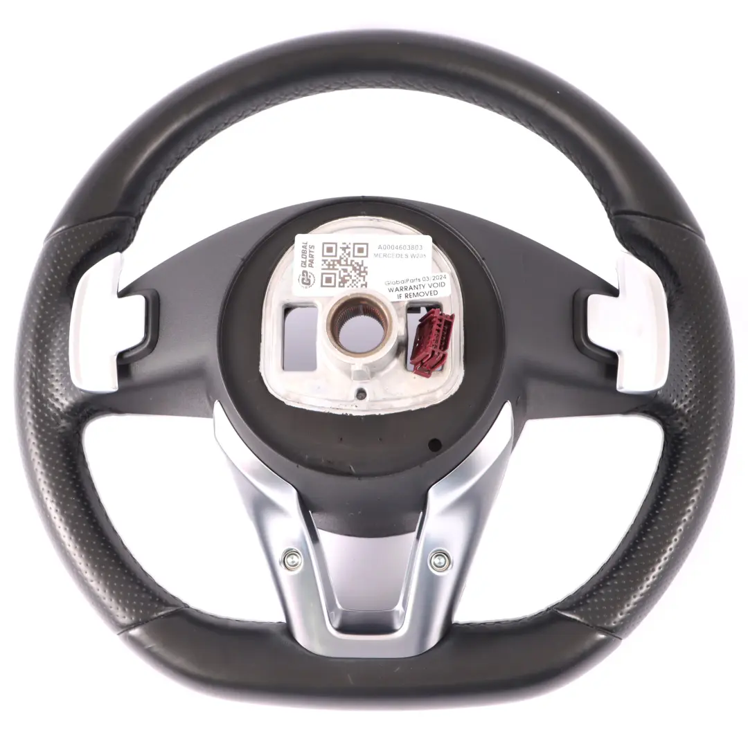  Lenkrad Mercedes W205 C253 Schwarzes Leder Multifunktions Schal twippen - SKU A0004603803 - Teilenummer A0004603803