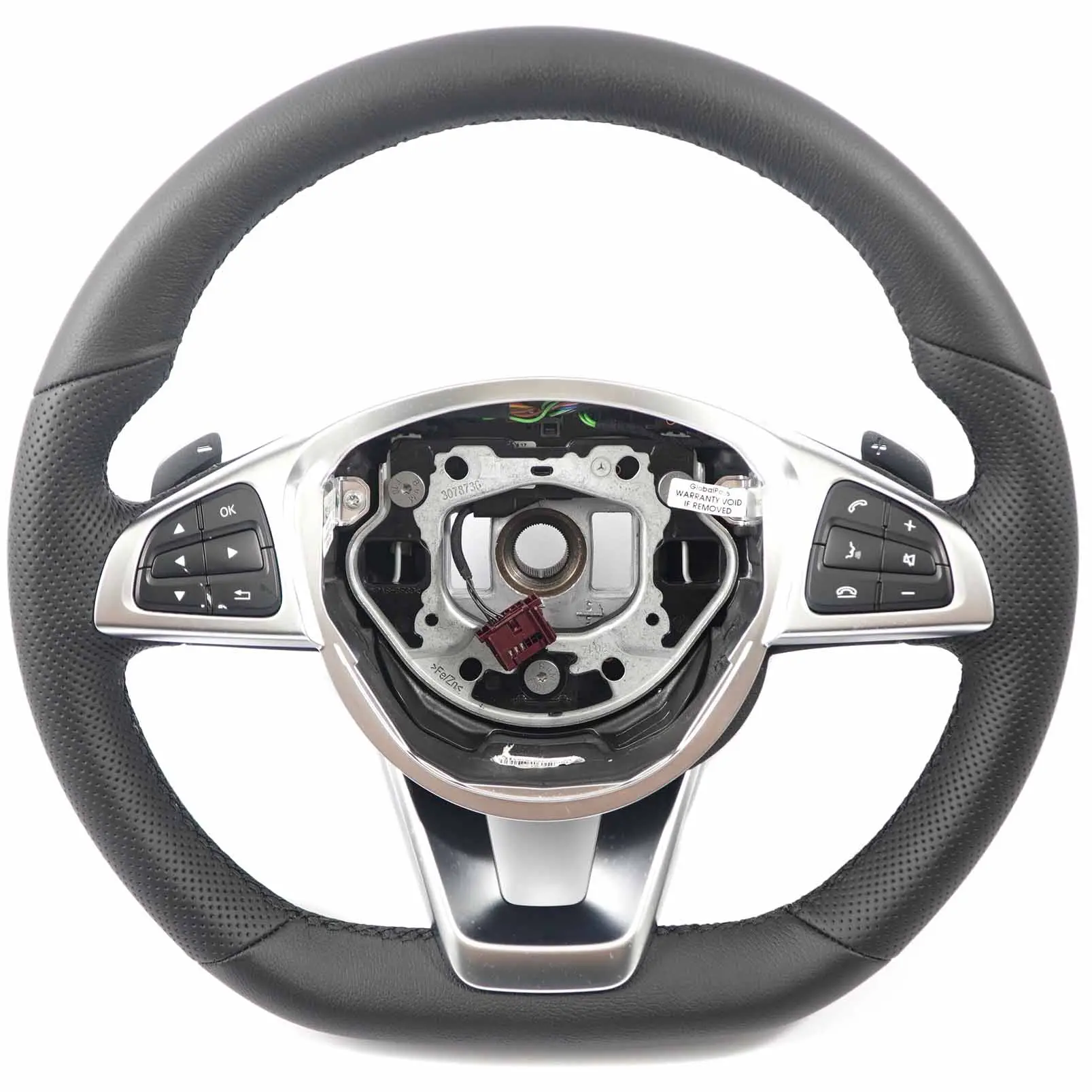 Mercedes W176 W117 W218 C218 W246  NEUF Cuir Noir Volant Sport Paddle Shift