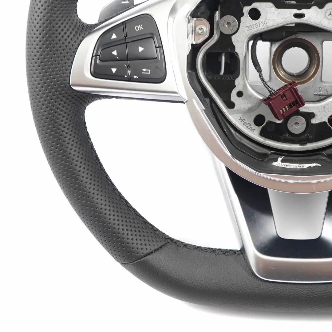 Mercedes W176 W117 W218 C218 W246 NUOVO volante in pelle nera Paddle Shift - SKU A0004604103-1 - Numero di parte A0004604103