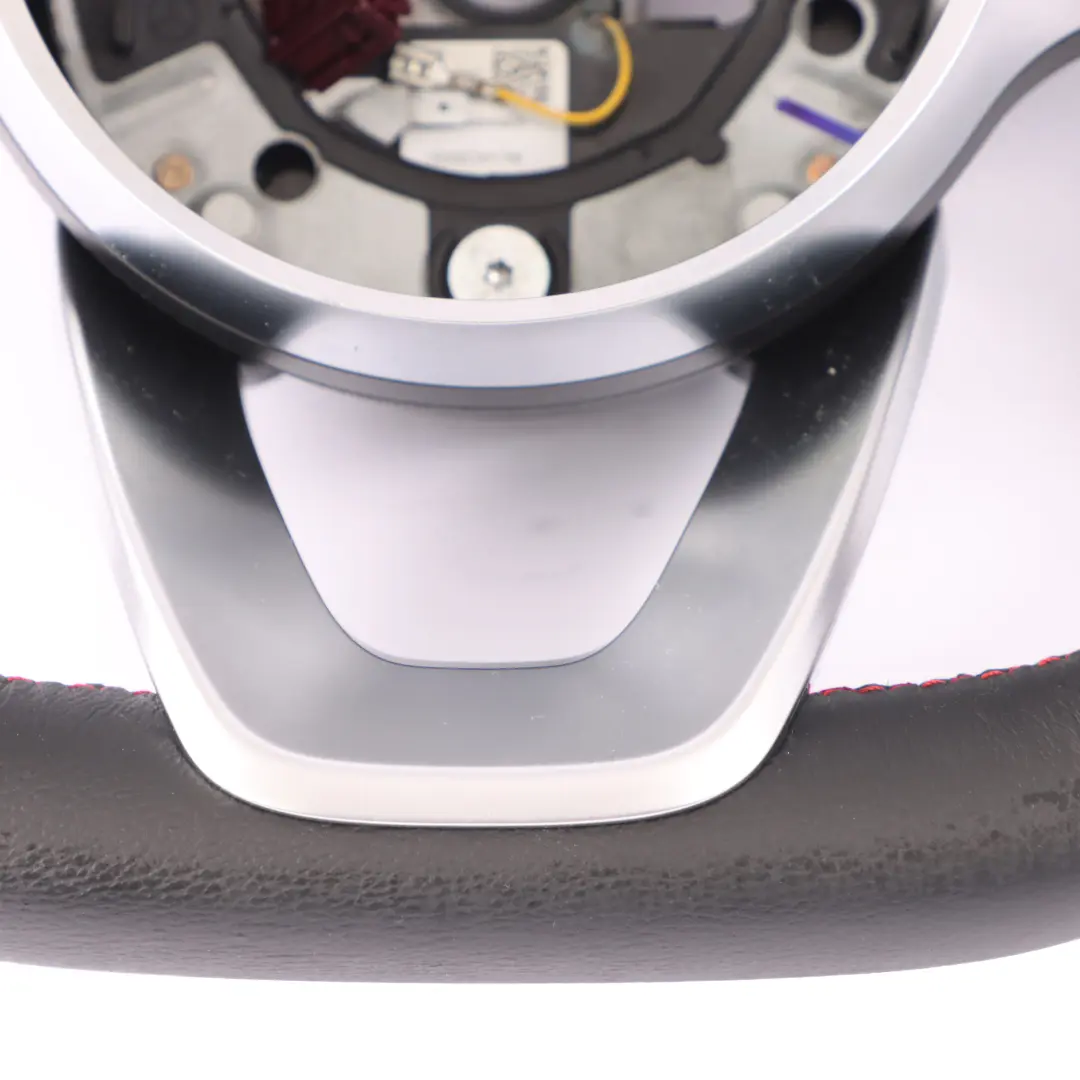 Steering Wheel Mercedes C118 W177 NEW Black Leather Paddle Shift Red Threads to with Part number A0004604602 Steering Wheel Mercedes C118 W177 NEW Black Leather Paddle Shift Red Threads - SKU A0004604602-1 - Part number A0004604602