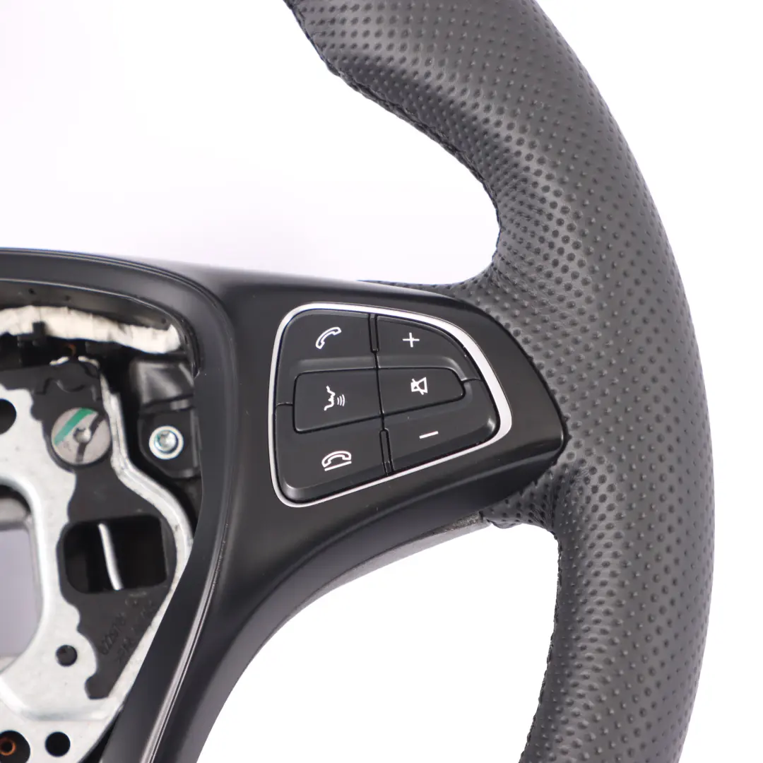 Leather Steering Wheel Multifunction Mercedes Vito W447 NEW Black - SKU A0004608103-1 - Part number A0004608103