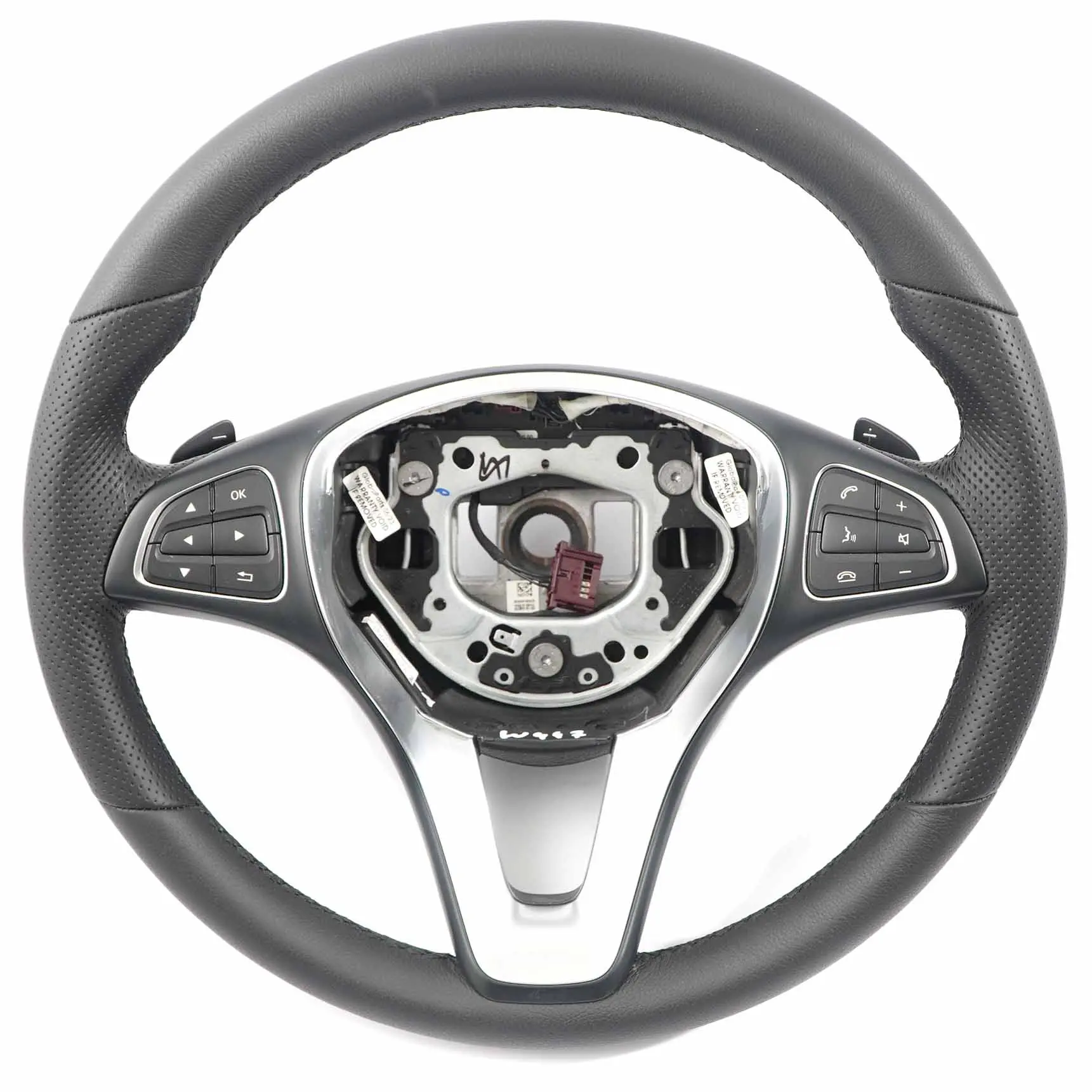 Mercedes Vito W447 W448 NEUF Cuir Noir Volant Sport Multifonction Paddle Shift