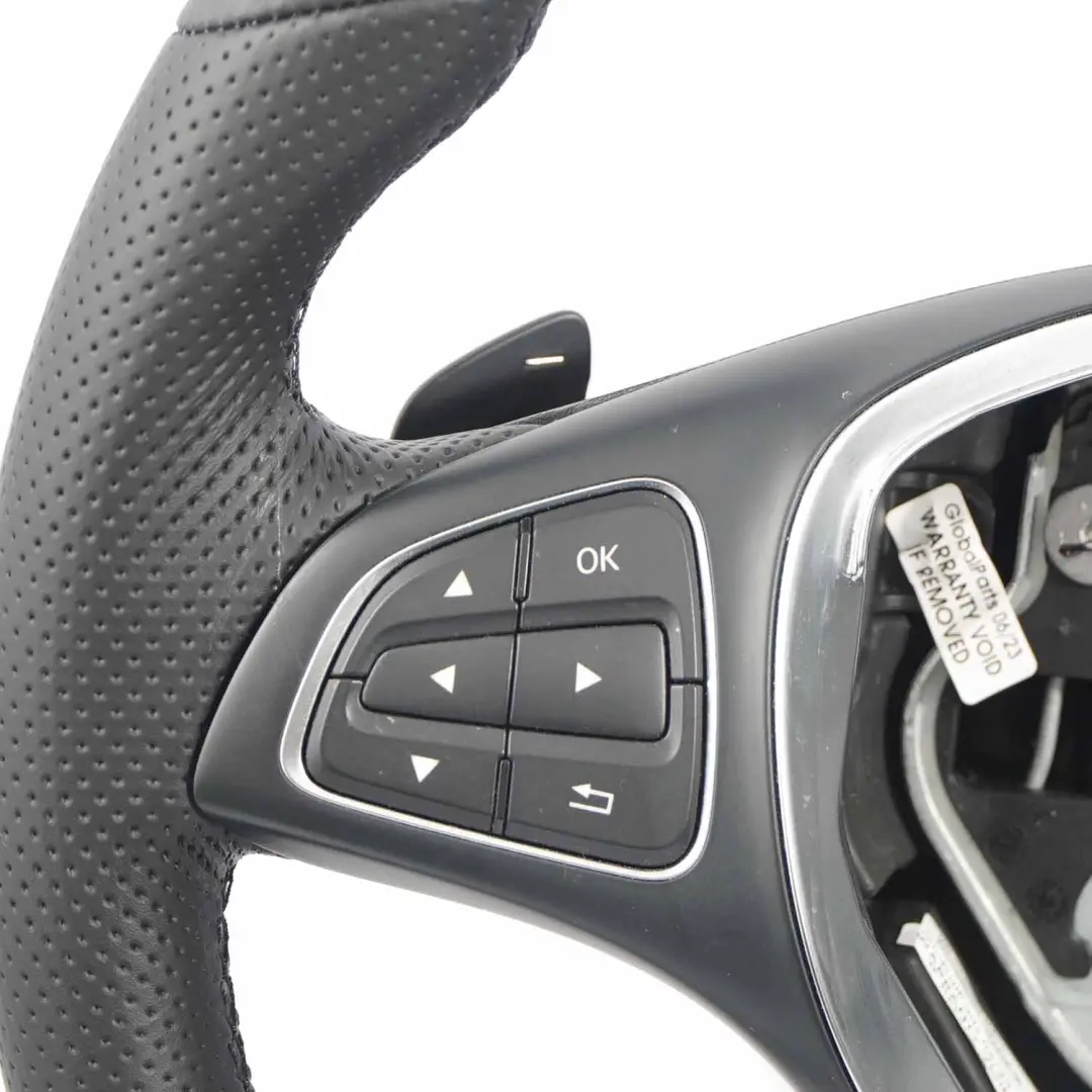 W448 NEUF Cuir Noir Volant Sport Multifonction Paddle Shift pour Mercedes Vito W447 à propos du numéro de pièce A0004608203 Mercedes Vito W447 W448 NEUF Cuir Noir Volant Sport Multifonction Paddle Shift - SKU A0004608203-1 - Numéro de pièce A0004608203
