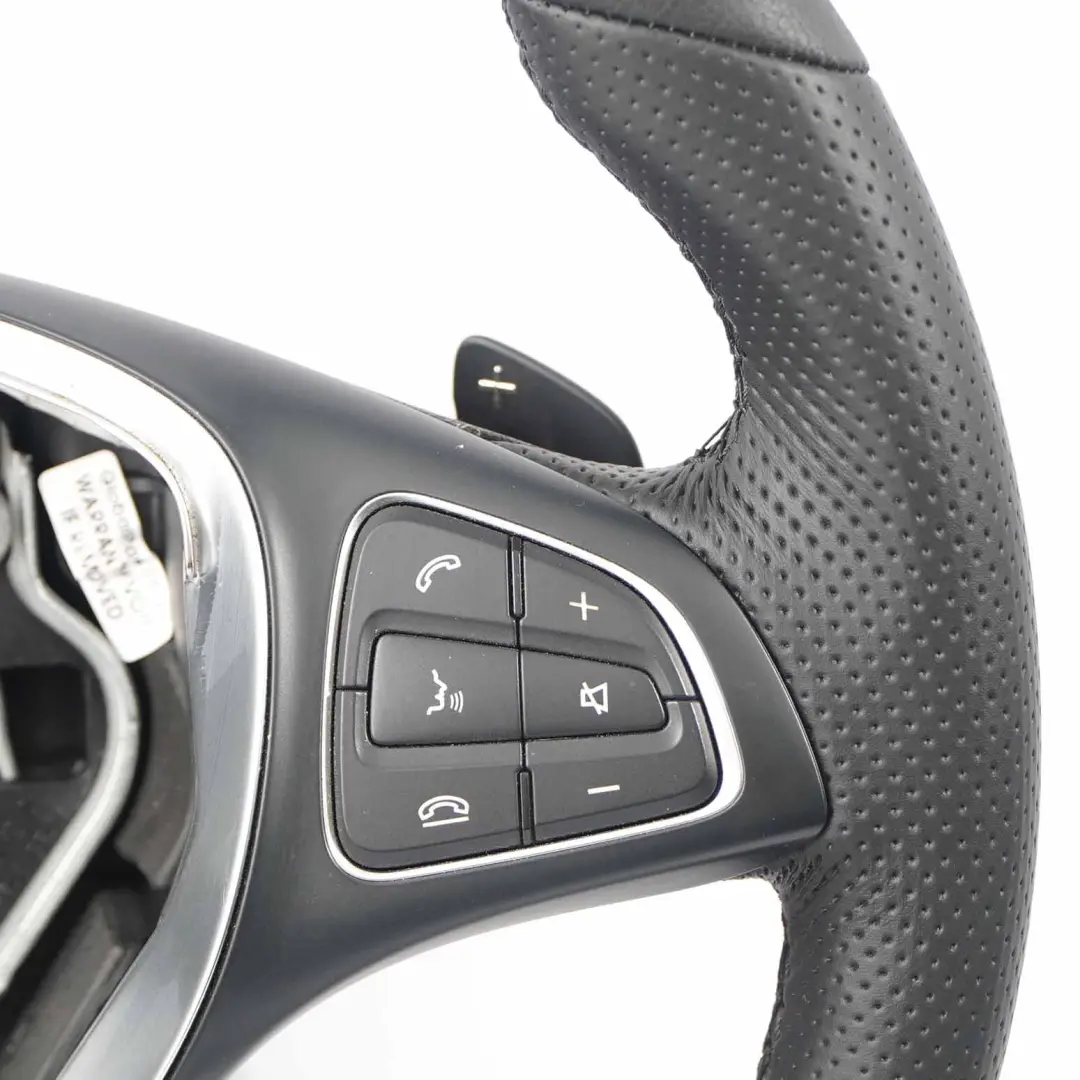 W448 NEW Black Leather Sport Steering Wheel Paddle Shift to Mercedes Vito W447 with Part number A0004608203 Mercedes Vito W447 W448 NEW Black Leather Sport Steering Wheel Paddle Shift - SKU A0004608203-1 - Part number A0004608203