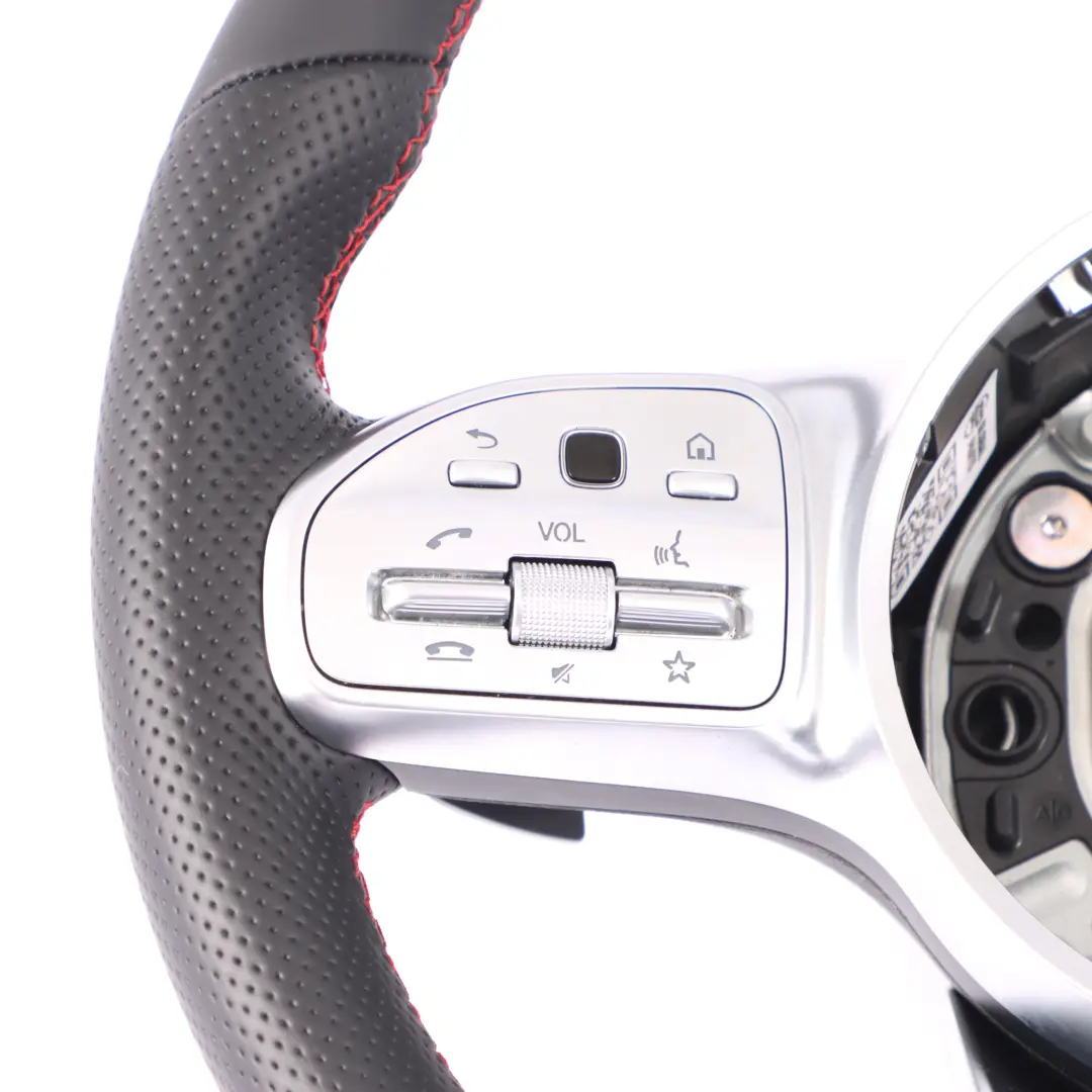 Steering Wheel Mercedes W177 W205 NEW Black Leather Multifunction Paddle Shift  - SKU A0004608402-1 - Part number A0004608402