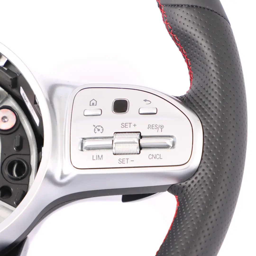 Volant Mercedes W177 NEUF Cuir Noir Multifonction Palettes changement vitesse pour à propos du numéro de pièce A0004608402 Volant Mercedes W177 NEUF Cuir Noir Multifonction Palettes changement vitesse - SKU A0004608402-1 - Numéro de pièce A0004608402