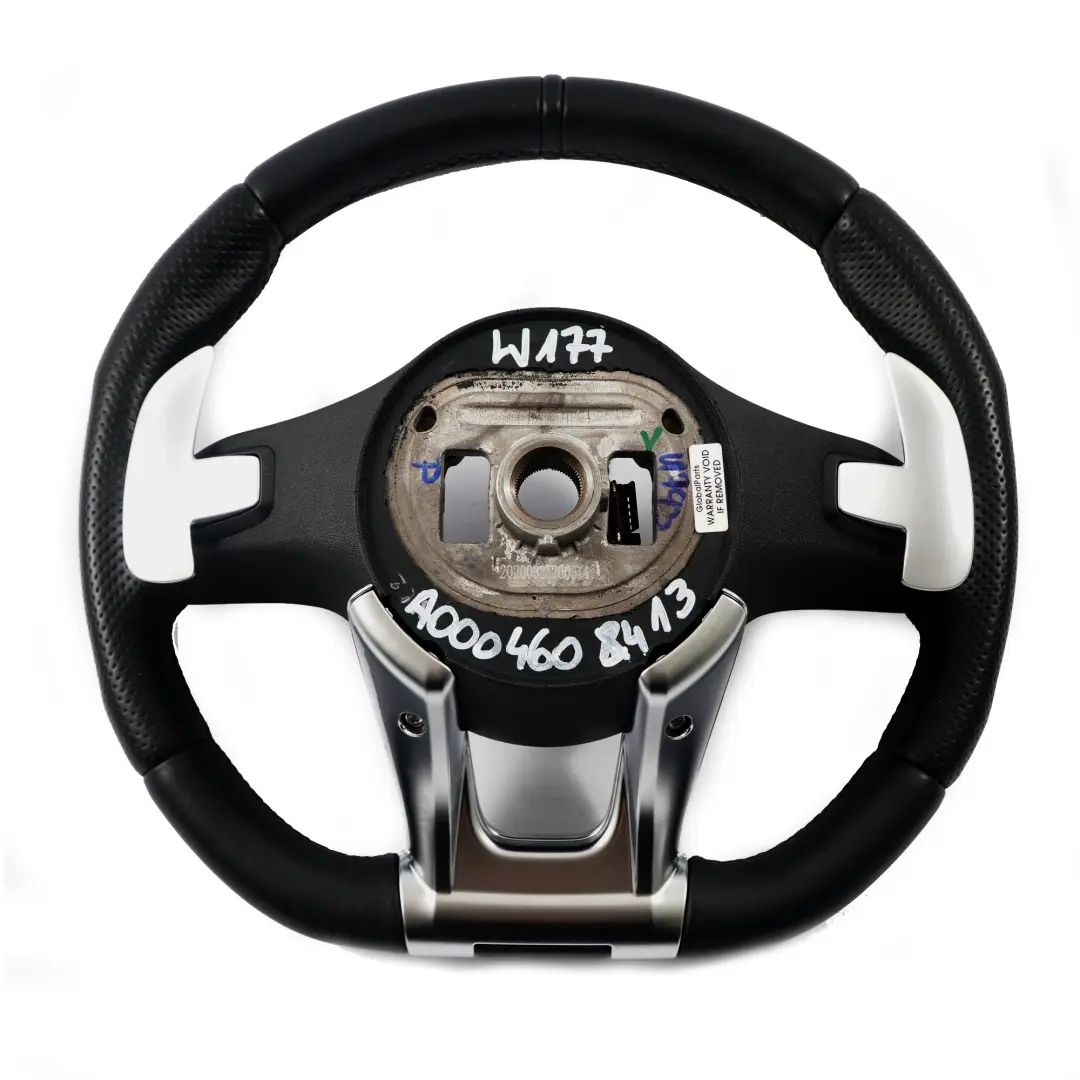 Mercedes W177 W213 AMG Volante de cuero negro Palanca de cambio - SKU A0004608413 - Número de pieza A0004608413