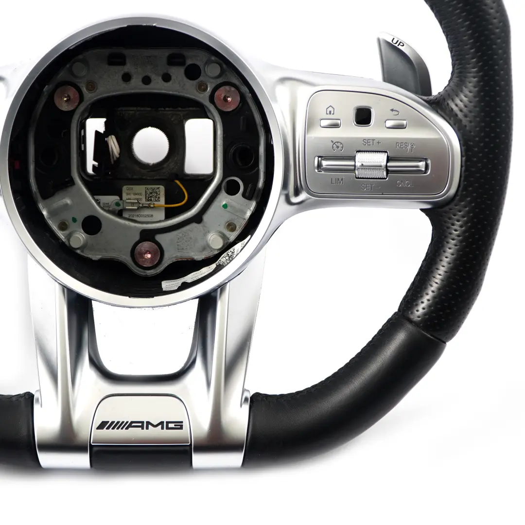 Mercedes W177 AMG Volant cuir noir avec palettes changement vitesse - SKU A0004608413 - Numéro de pièce A0004608413
