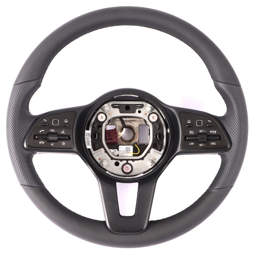 NUOVO in pelle nera multifunzione A0040053699 per Volante Mercedes W177 W205 con numero di parte A0004609701 Volante Mercedes W177 W205 NUOVO in pelle nera multifunzione A0040053699 - SKU A0004609701-1 - Numero di parte A0004609701