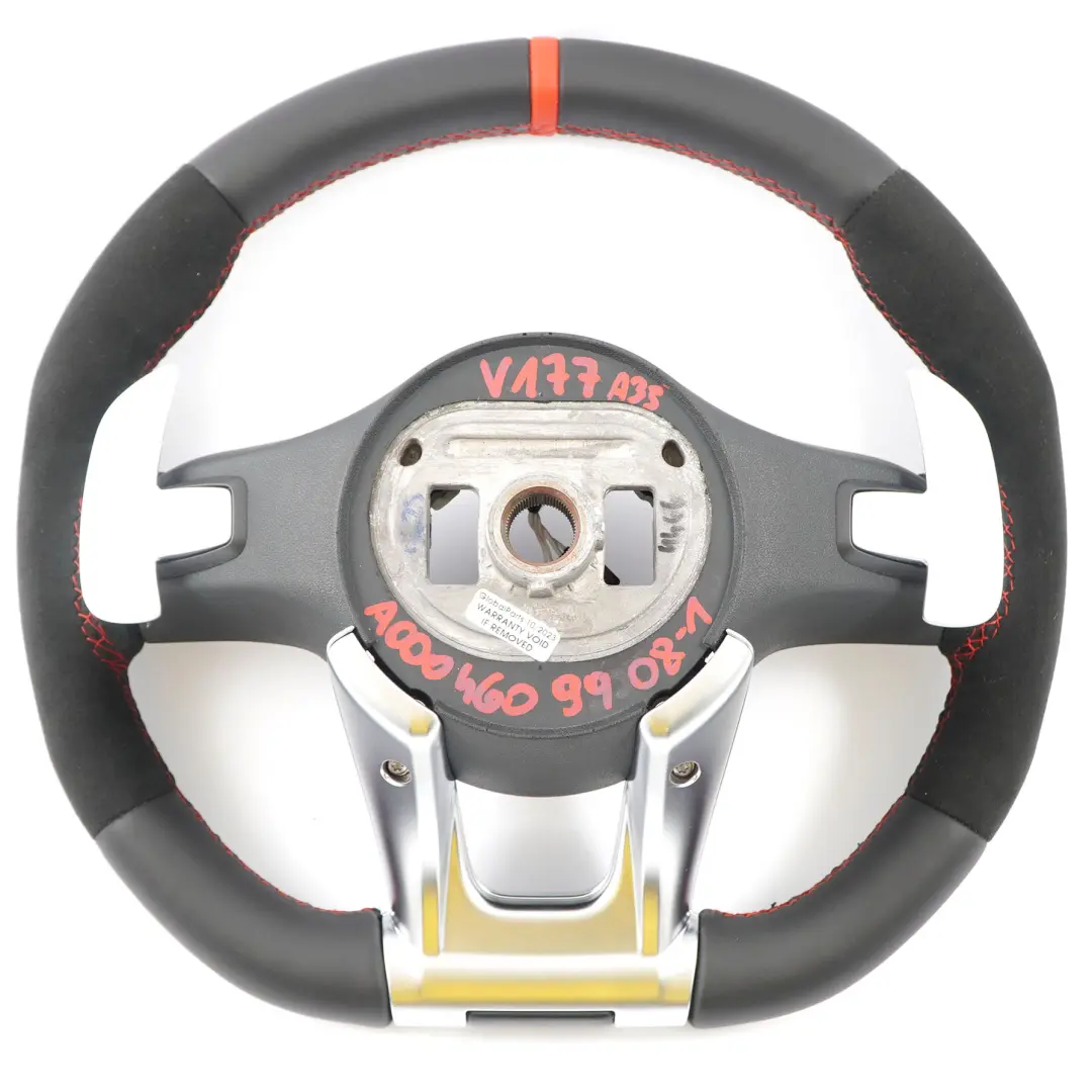 NUOVO Volante in Pelle Nera Palette Cambio per Mercedes W177 V177 AMG con numero di parte A0004609908 Mercedes W177 V177 AMG NUOVO Volante in Pelle Nera Palette Cambio - SKU A0004609908-1 - Numero di parte A0004609908