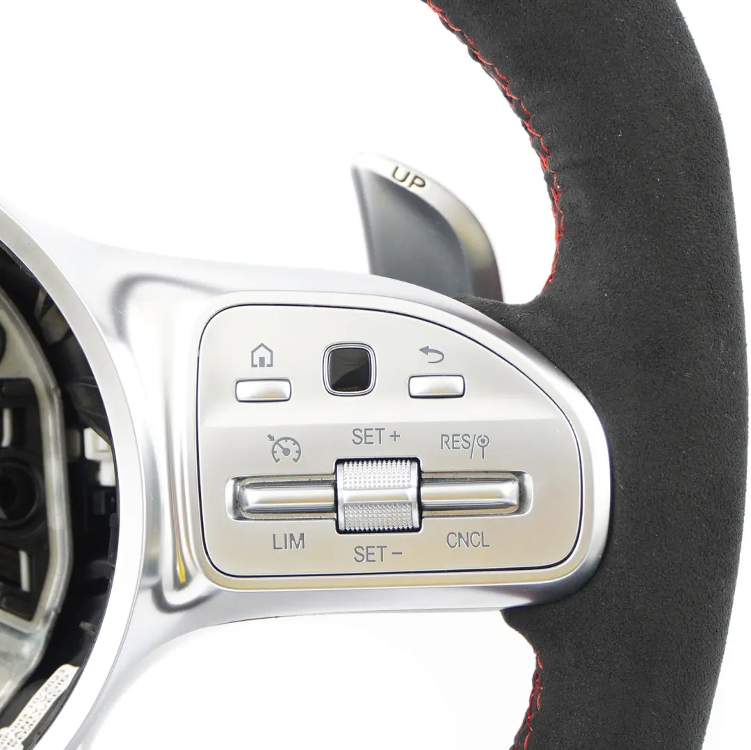 Mercedes W177 V177 AMG NEU Schwarz Leder Lederlenkrad Schaltwippen - SKU A0004609908-1 - Teilenummer A0004609908