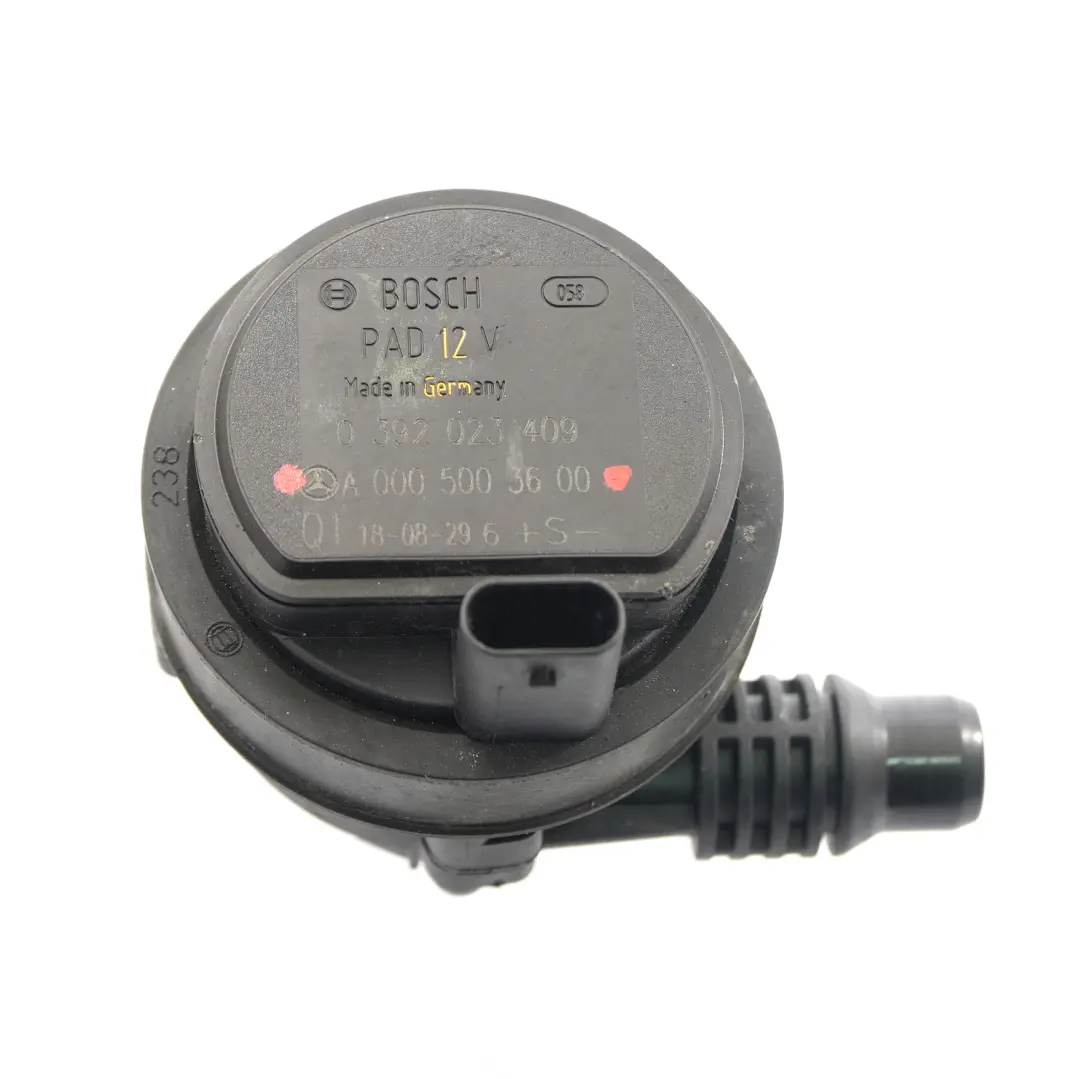 W257 OM654 Bomba Auxiliar Agua Refrigerante para Mercedes W205 W213 C238 con número de pieza A0005003600 Mercedes W205 W213 C238 W257 OM654 Bomba Auxiliar Agua Refrigerante - SKU A0005003600 - Número de pieza A0005003600