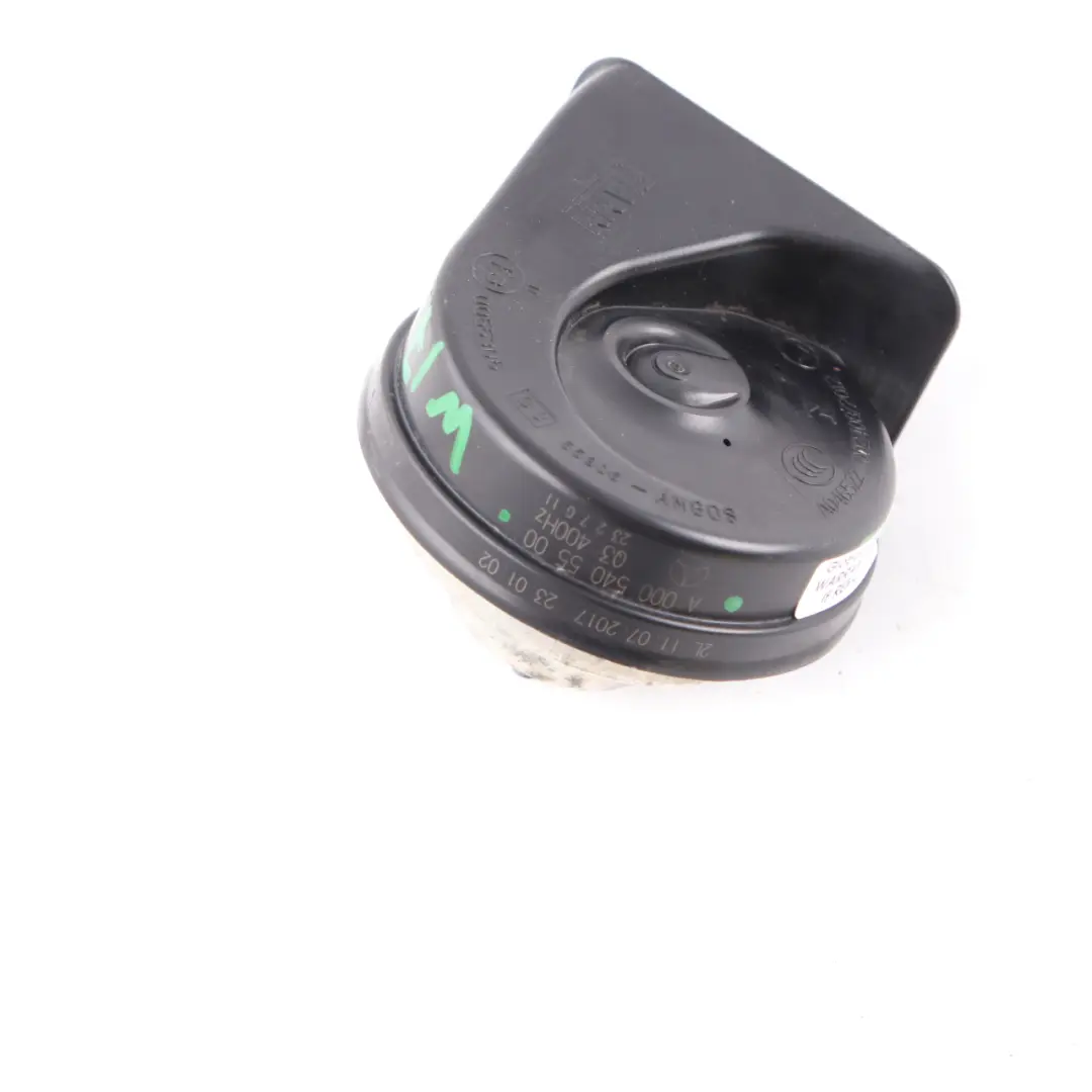 Hupe Signal Mercedes W176 W246 W156 W117 Fanfare 400Hz links für mit Teilenummer A0005405500 Hupe Signal Mercedes W176 W246 W156 W117 Fanfare 400Hz links - SKU A0005405500 - Teilenummer A0005405500