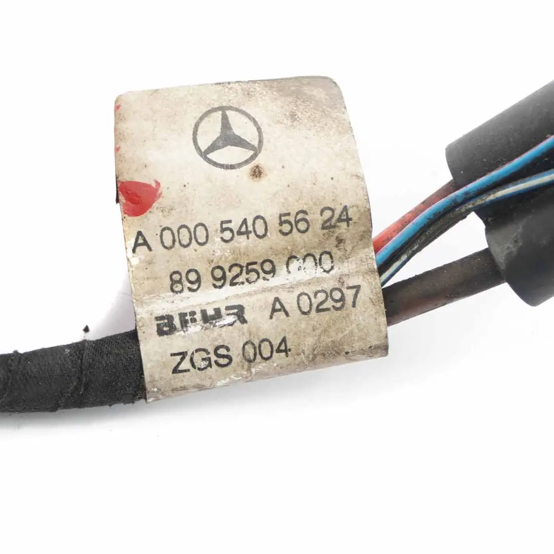  Fan Wiring Mercedes W639 W906 Heater Blower Unit Motor Cable Harness - SKU A0005405624 - Part number A0005405624