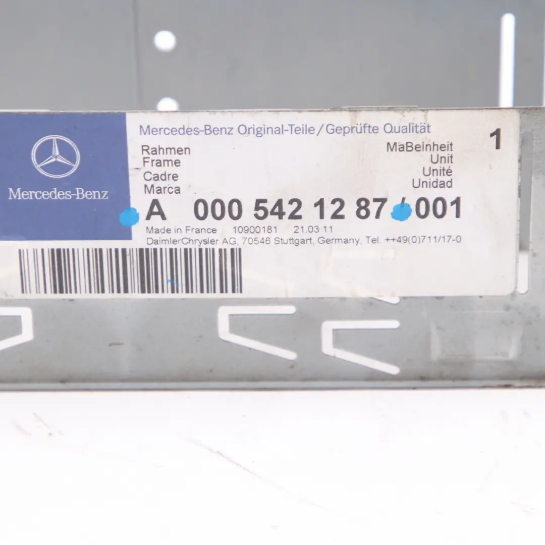 Mercedes Sprinter W906 FleetBoard Recorder Unit Holder Bracket Mount - SKU A0005421287 - Part number A0005421287
