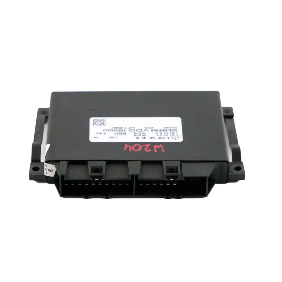  Mercedes-Benz C W204 CDI Automatic Gearbox Control Module Unit ECU - SKU A0005454316 - Part number A0005454316