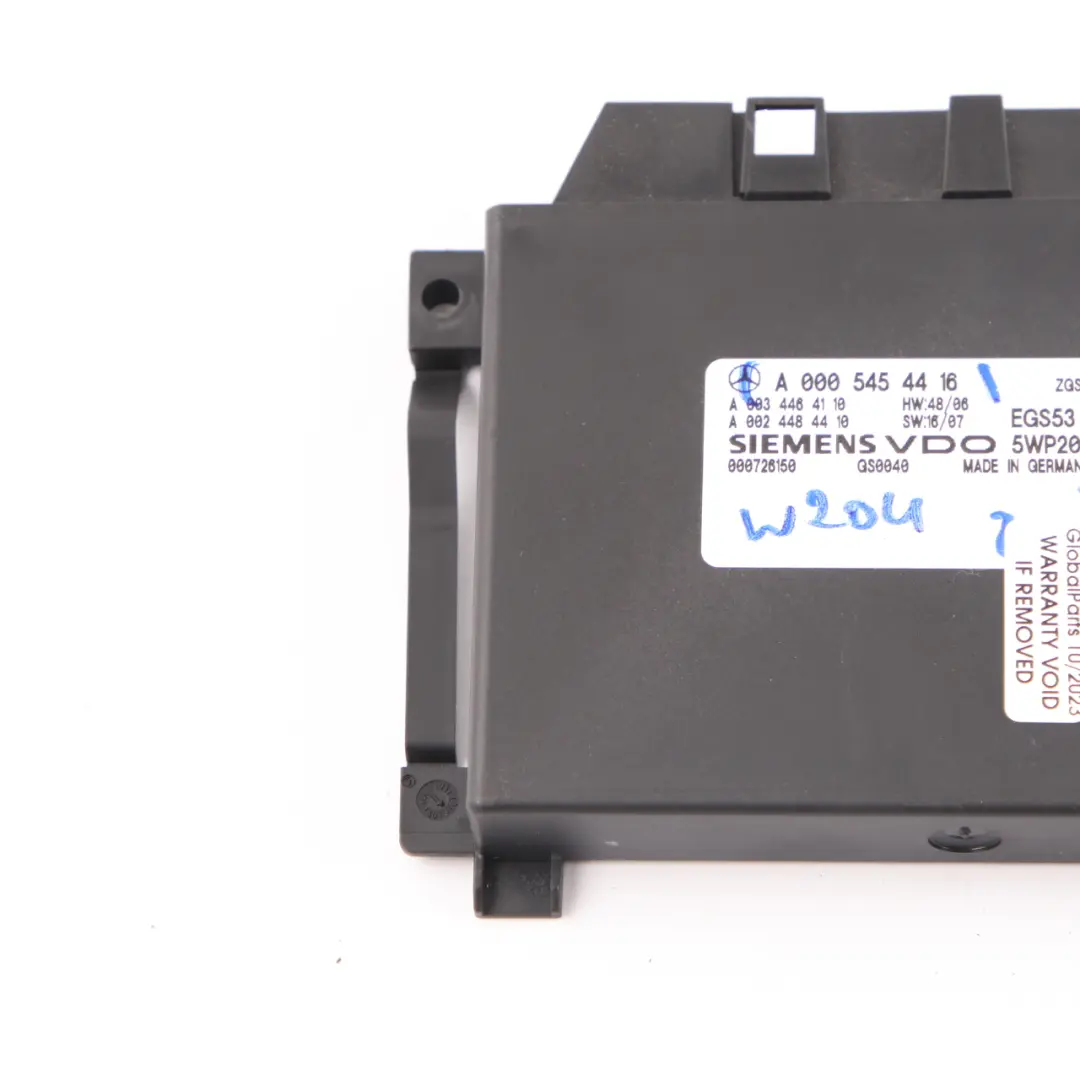 Mercedes W204 Automatic Gearbox EGS Control Module Unit ECU - SKU A0005454416 - Part number A0005454416