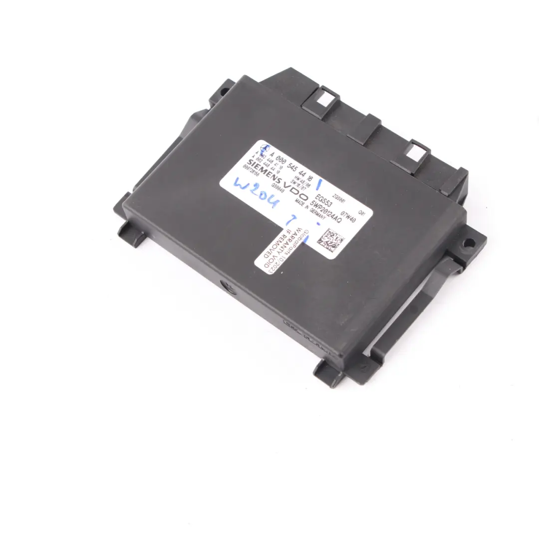 Gearbox EGS Control Module Unit ECU to Mercedes W204 Automatic with Part number A0005454416 Mercedes W204 Automatic Gearbox EGS Control Module Unit ECU - SKU A0005454416 - Part number A0005454416