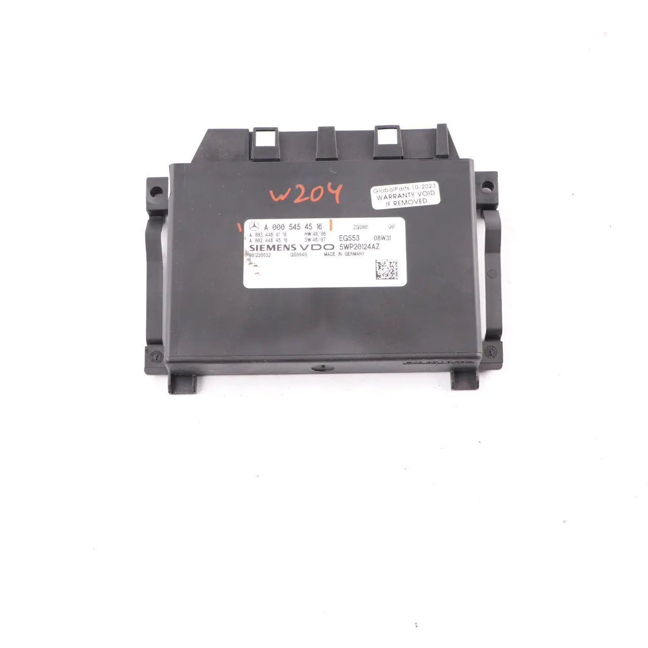 Mercedes W204 Boîte Vitesses Automatique EGS Unité Module Contrôle A0005454516