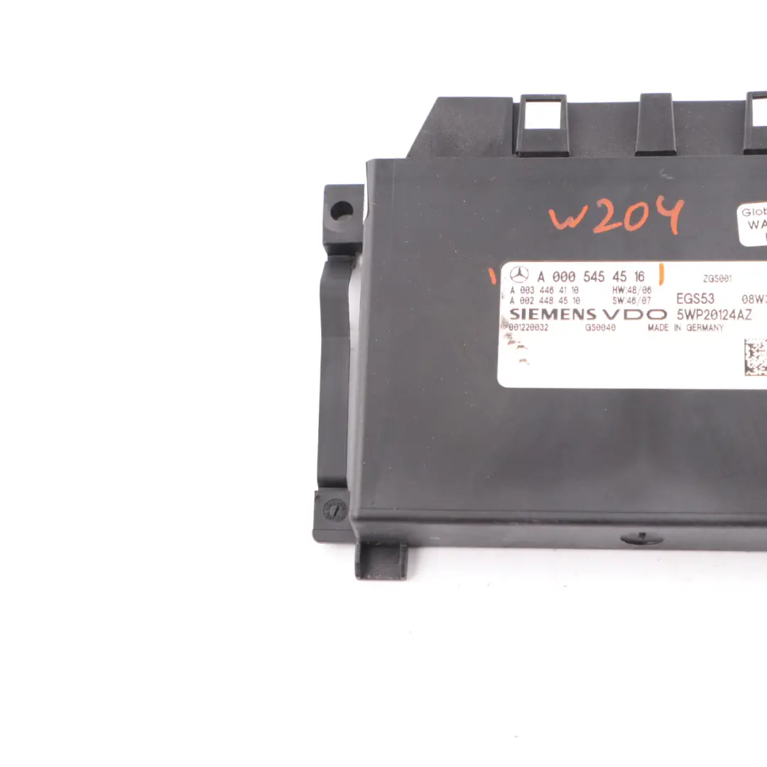 Mercedes W204 Boîte Vitesses Automatique EGS Unité Module Contrôle - SKU A0005454516 - Numéro de pièce A0005454516