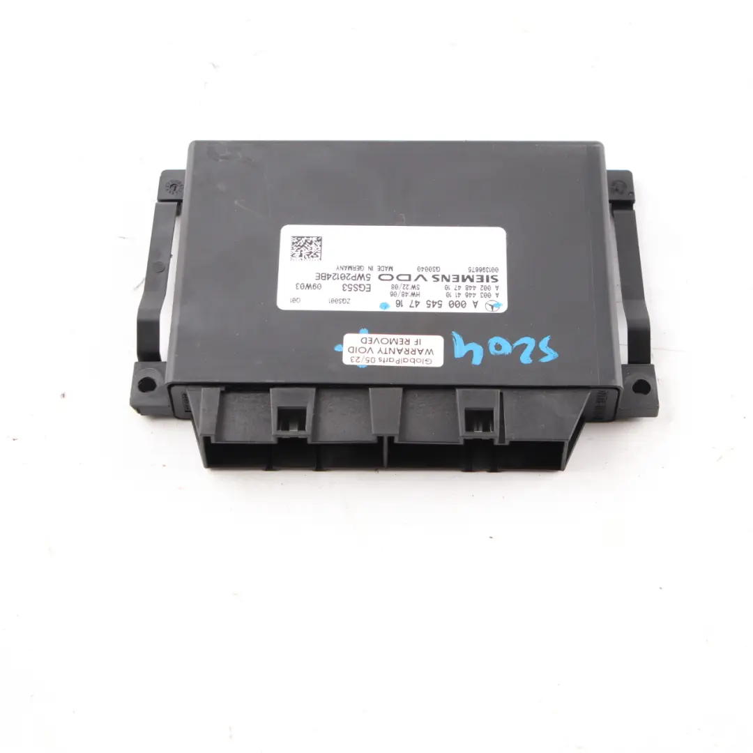 Gearbox EGS Control Module Unit ECU to Mercedes W204 Automatic with Part number A0005454716 Mercedes W204 Automatic Gearbox EGS Control Module Unit ECU - SKU A0005454716 - Part number A0005454716