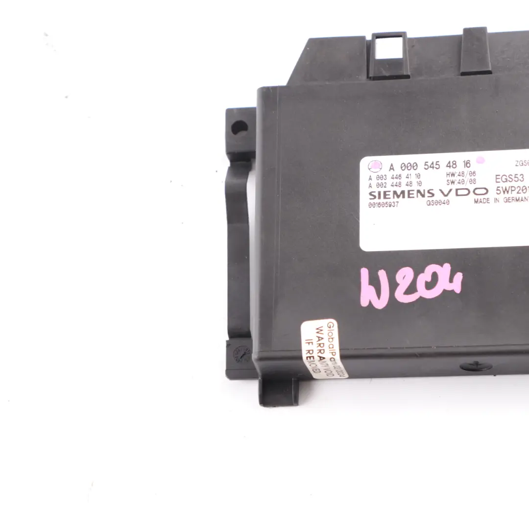 Mercedes W204 Automatic Transmission 5 Speed Control Module Unit - SKU A0005454816 - Part number A0005454816