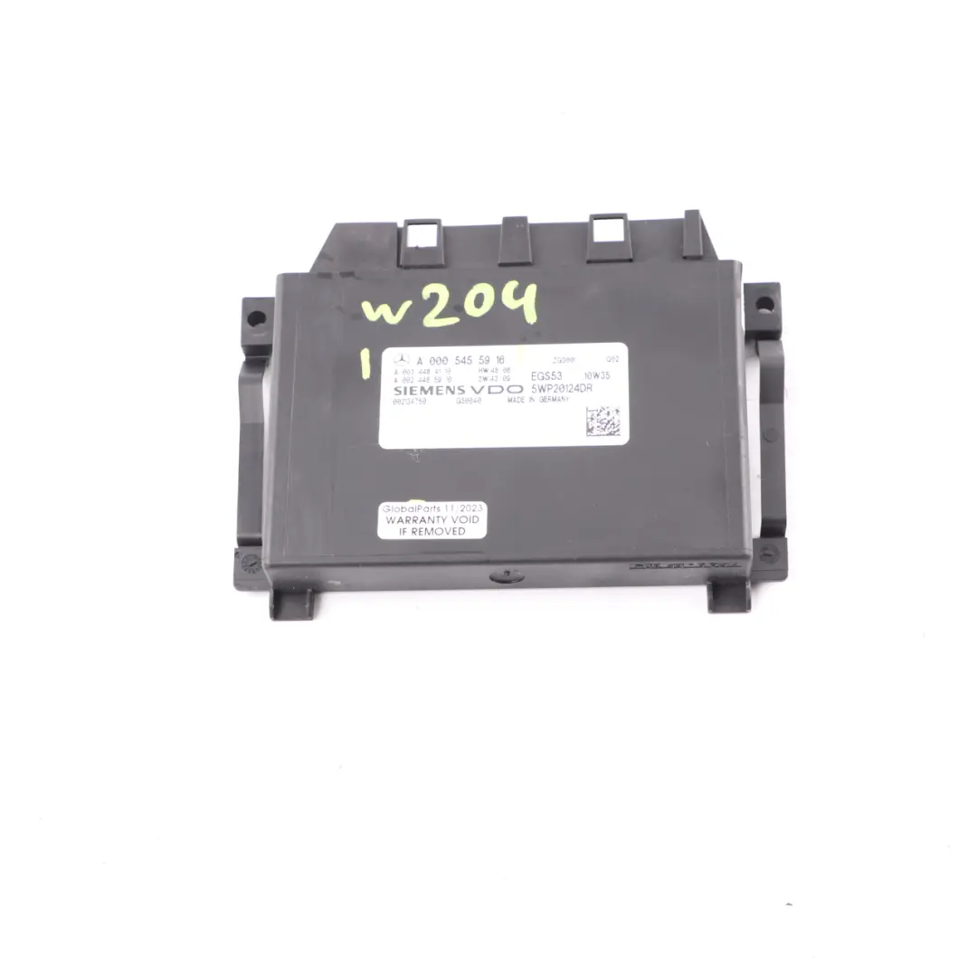 cambio automatico modulo unità di trasmissione ECU per Mercedes W204 con numero di parte A0005455916 Mercedes W204 cambio automatico modulo unità di trasmissione ECU - SKU A0005455916 - Numero di parte A0005455916