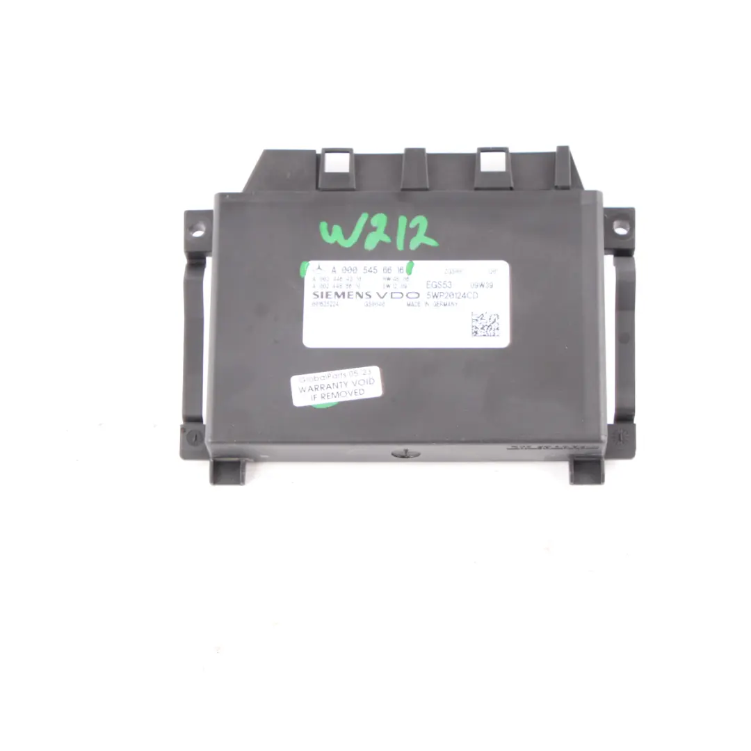 Automatikgetriebe EGS Steuergerät ECU für Mercedes W212 mit Teilenummer A0005456616 Mercedes W212 Automatikgetriebe EGS Steuergerät ECU - SKU A0005456616 - Teilenummer A0005456616
