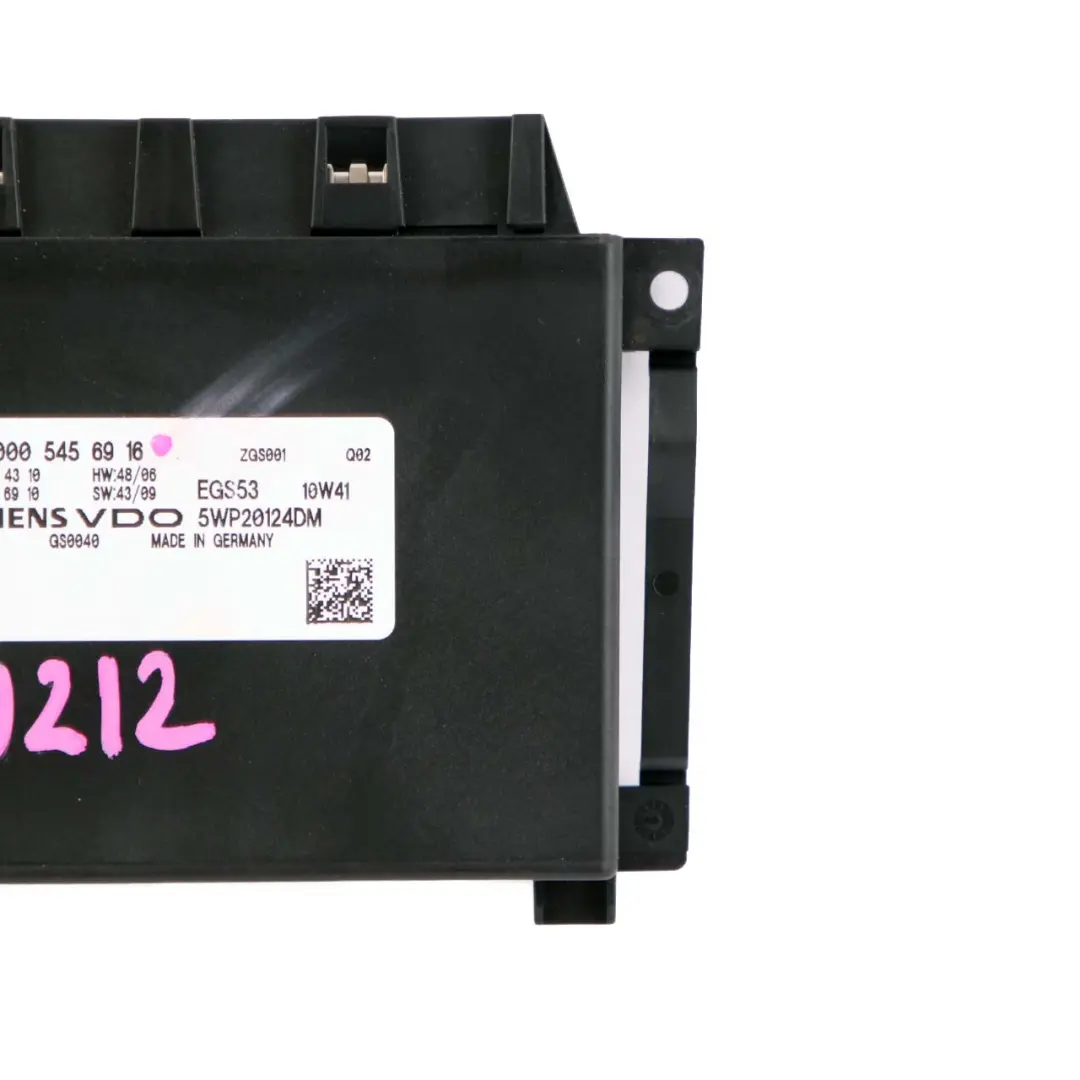 Mercedes W212 CDI Automatic Gearbox Control Module Unit ECU - SKU A0005456916 - Part number A0005456916