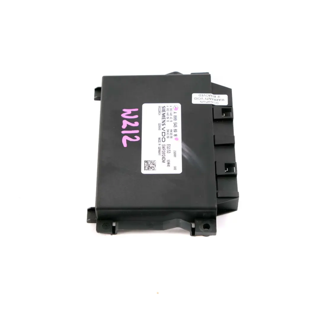 Mercedes W212 CDI Cambio Automatico Modulo Di Controllo Unità ECU - SKU A0005456916 - Numero di parte A0005456916