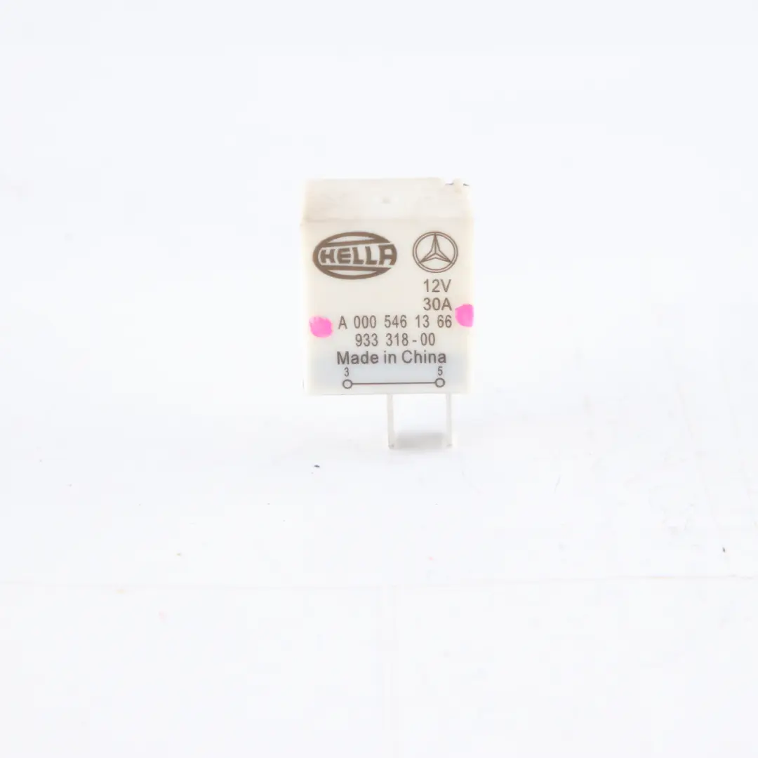 Unit Module 2 Pins White Hella Mercedes W203 W209 Relay - SKU A0005461366 - Part number A0005461366