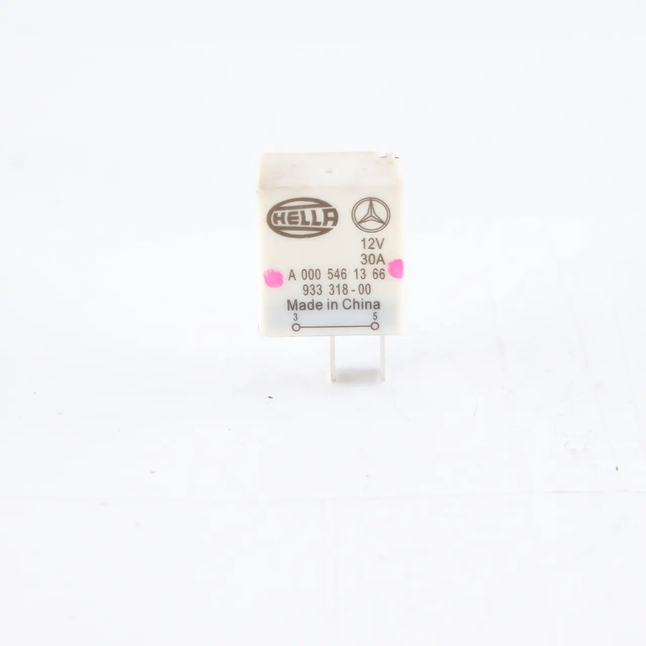 Mercedes W203 W209 Relay Unit Module 2 Pins White Hella A0005461366