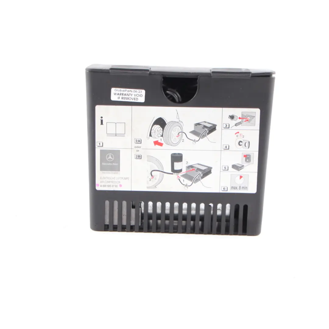 Tyre Inflation Air Pump Compressor to Mercedes W168 W209 W211 W639 with Part number A0005830702 Mercedes W168 W209 W211 W639 Tyre Inflation Air Pump Compressor - SKU A0005830702 - Part number A0005830702