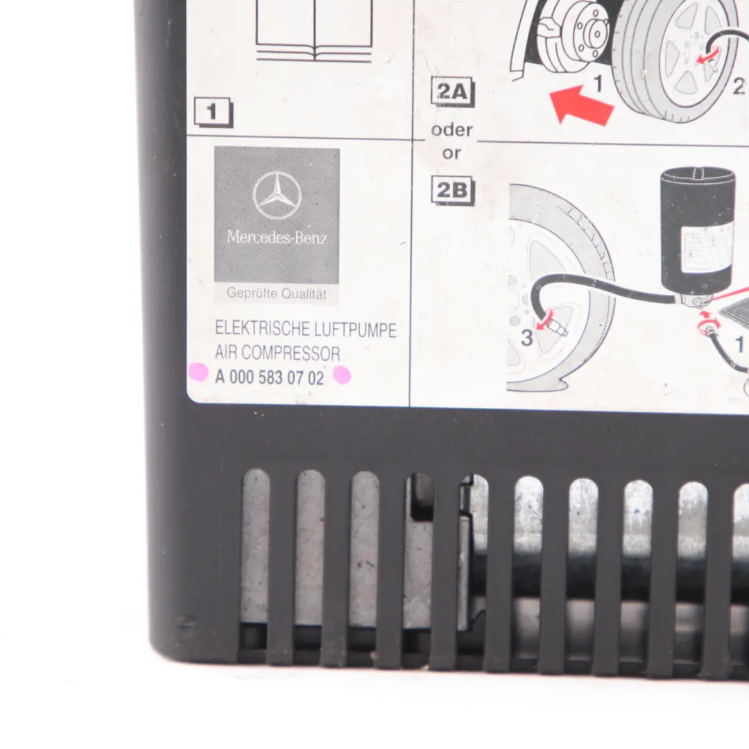 Tyre Inflation Air Pump Compressor to Mercedes W168 W209 W211 W639 with Part number A0005830702 Mercedes W168 W209 W211 W639 Tyre Inflation Air Pump Compressor - SKU A0005830702 - Part number A0005830702